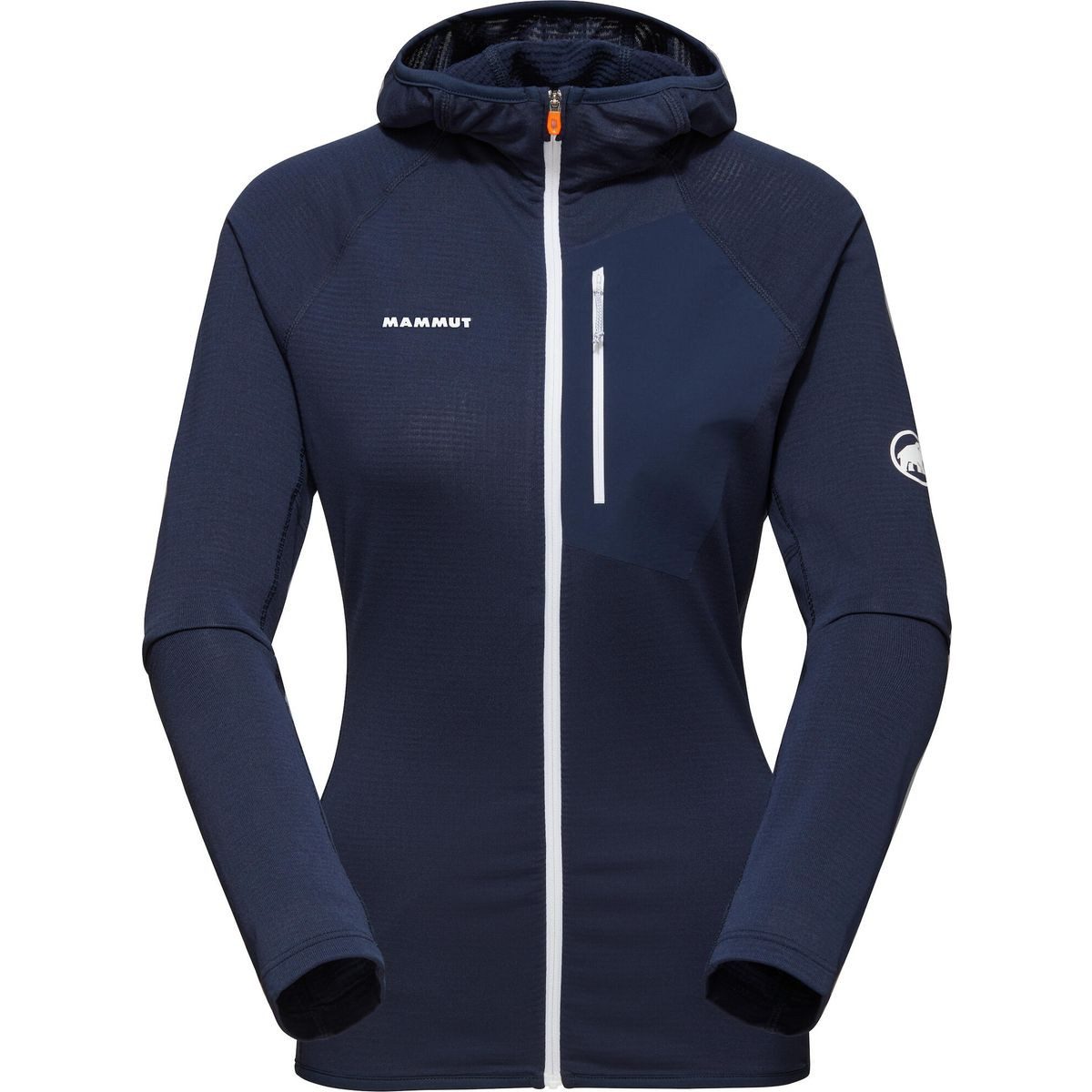 Mammut Fleecejacke Aenergy Light ML Hooded Jacket Women Leichte, vielseitige Damenjacke für Outdoor-Abenteuer mit recyceltem