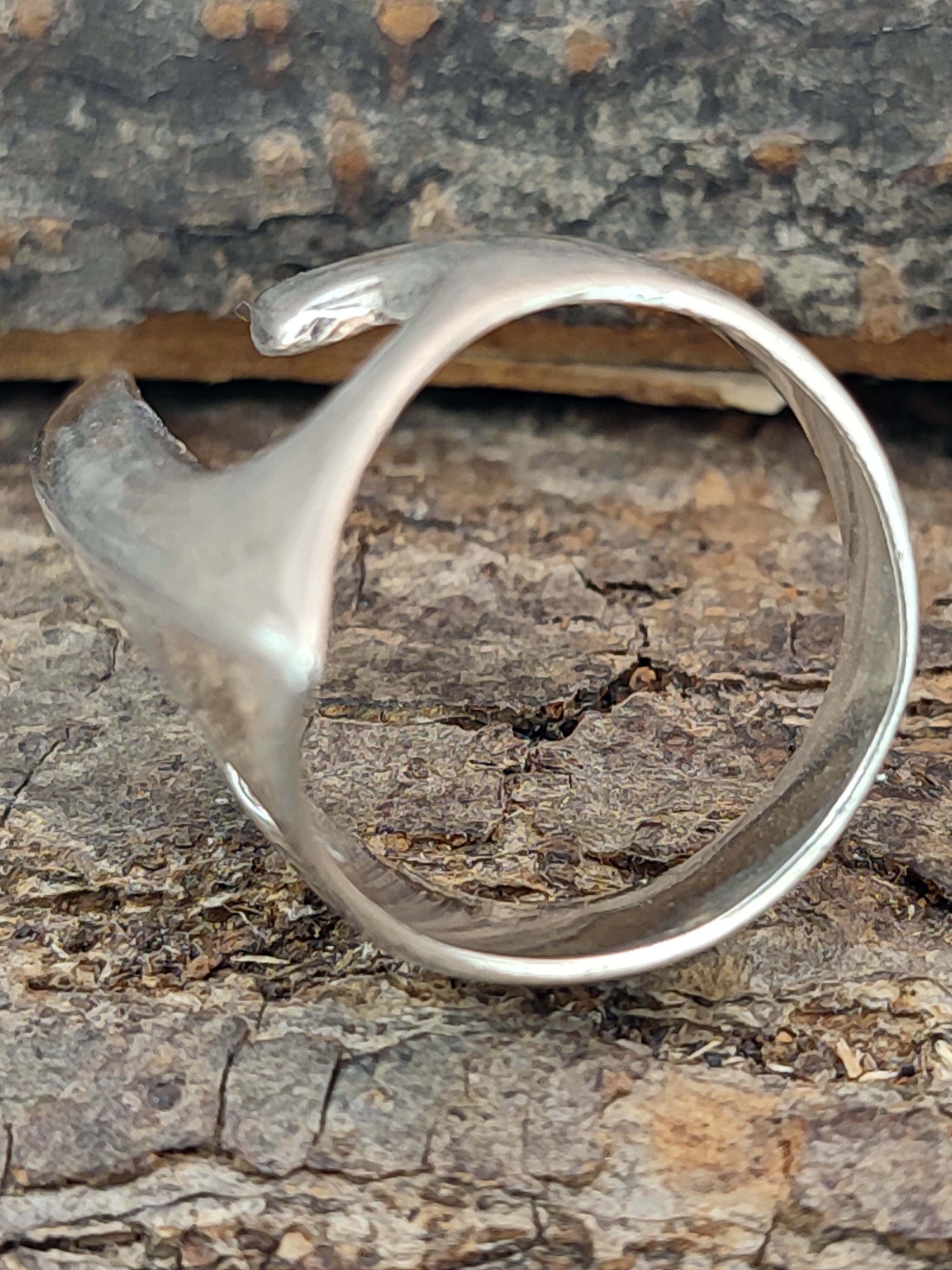 Kiss of Spitze, Gr. Ring langer - Leather (kr15) 54-72 Silber Silberring mit