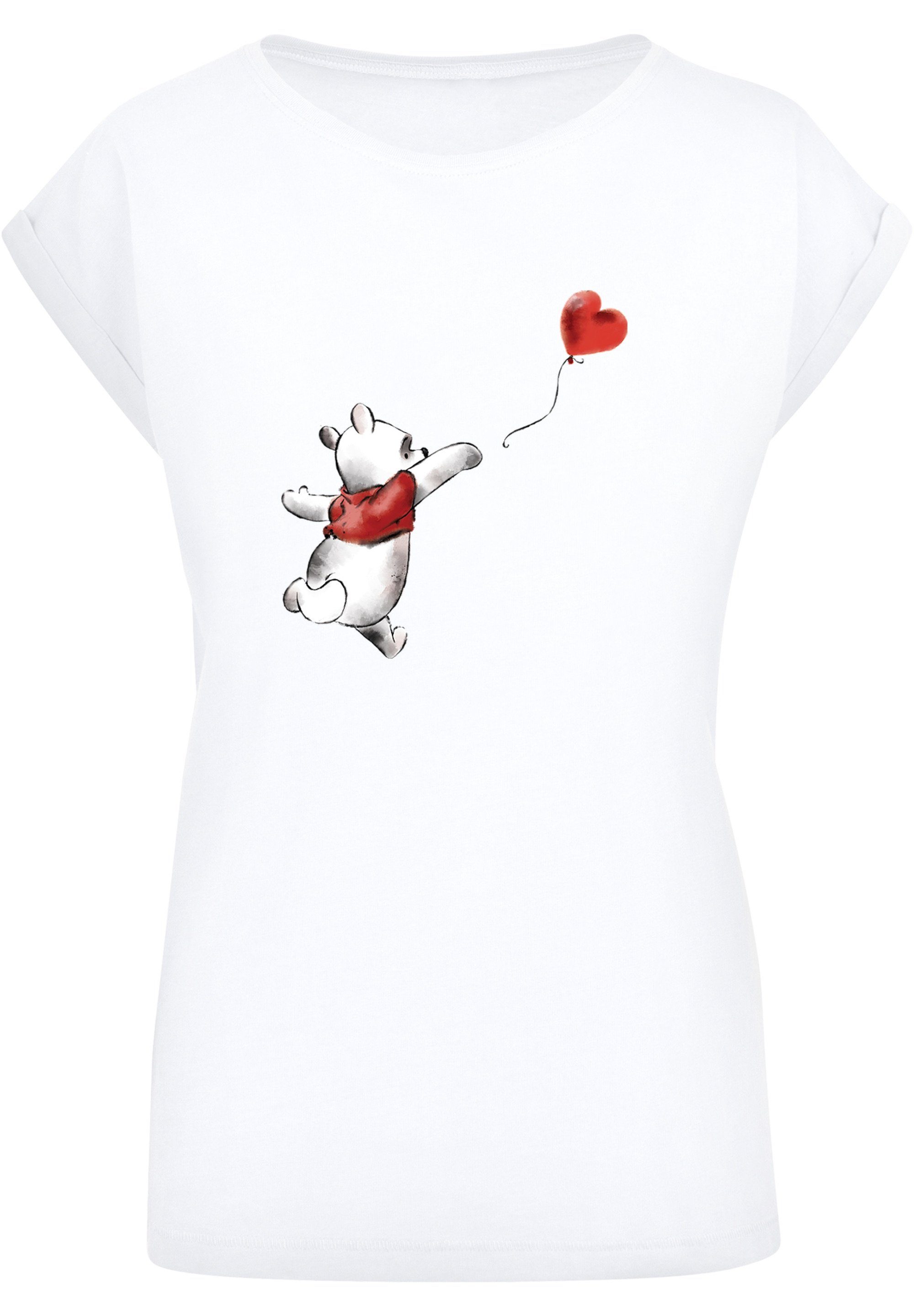 F4NT4STIC & Print Balloon Winnie Winnie T-Shirt Puuh weiß