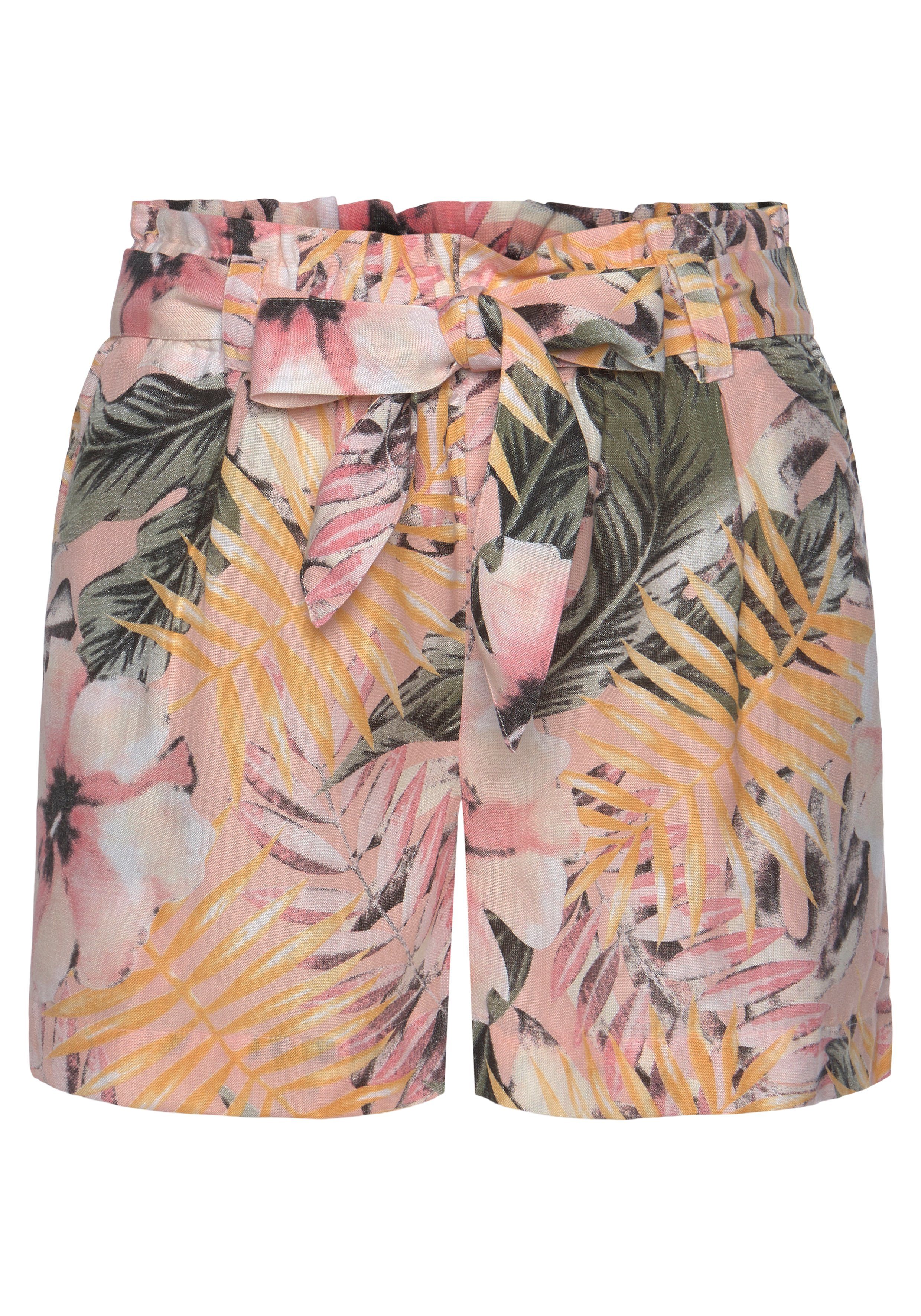 LASCANA Shorts (mit Bindegürtel) im Paperbag-Stil günstig online kaufen