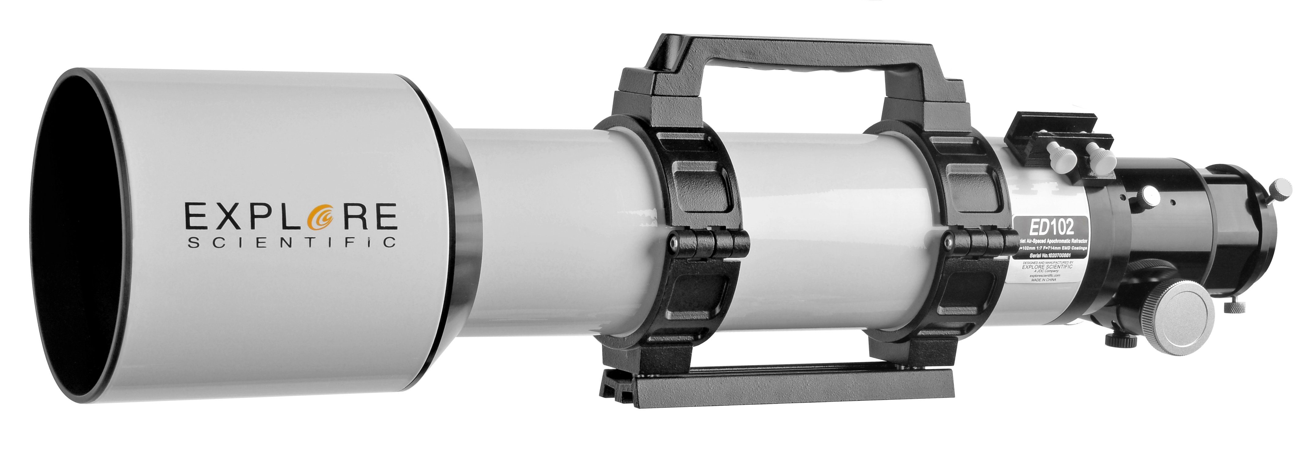 EXPLORE SCIENTIFIC Teleskop EXPLORE SCIENTIFIC ED APO 102mm f/7 Alu FCD-100 Alu HEX