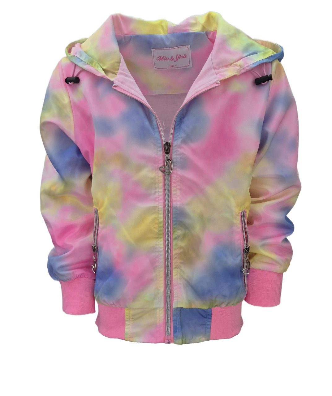 Blouson Sommerjacke Blouson Mädchen Jacke mit Kapuze MH8145e