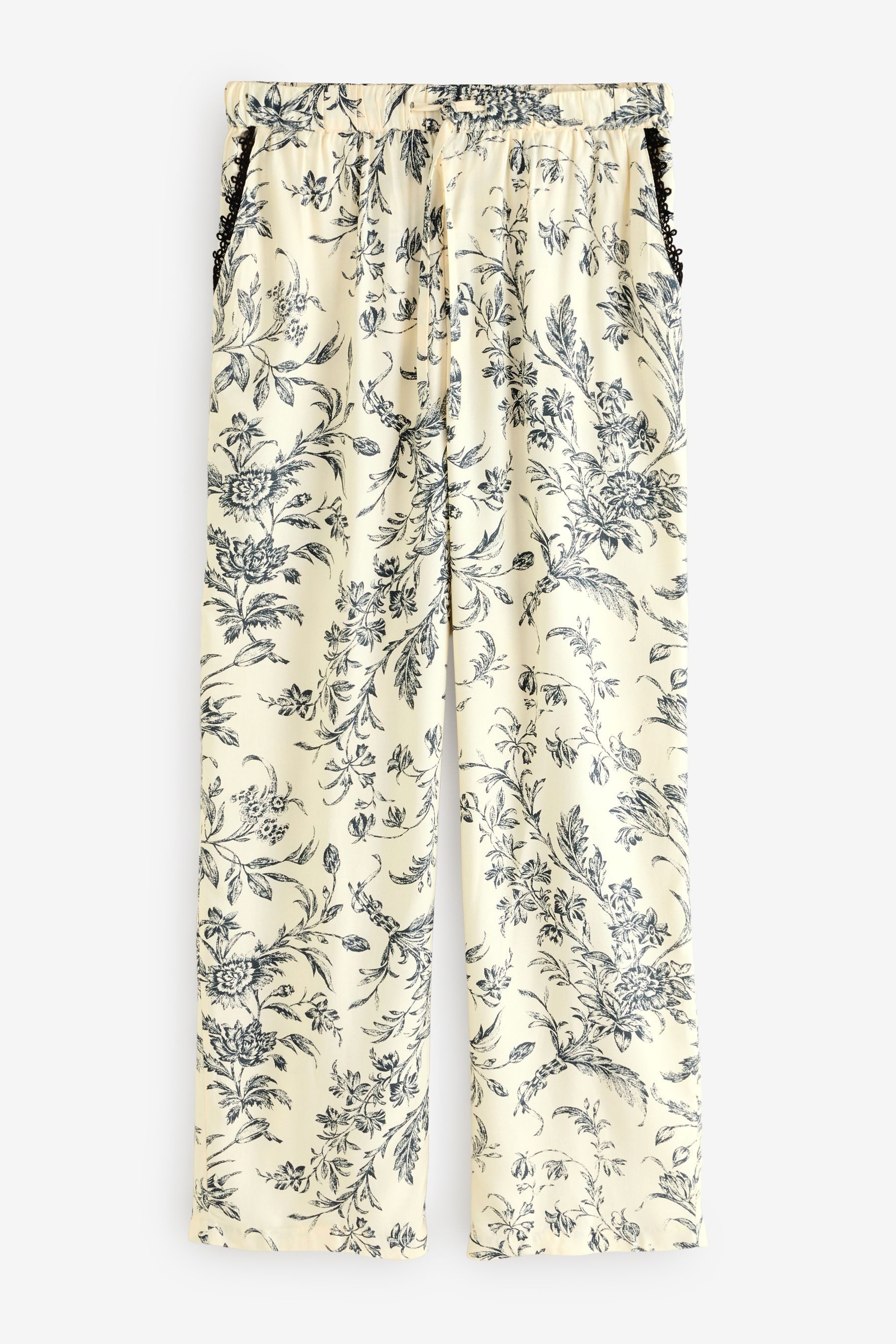 LAURA ASHLEY Pyjama Laura Ashley Viskose-Schlafanzug mit Knopfleiste (2 tlg) – Bild 3 von 5