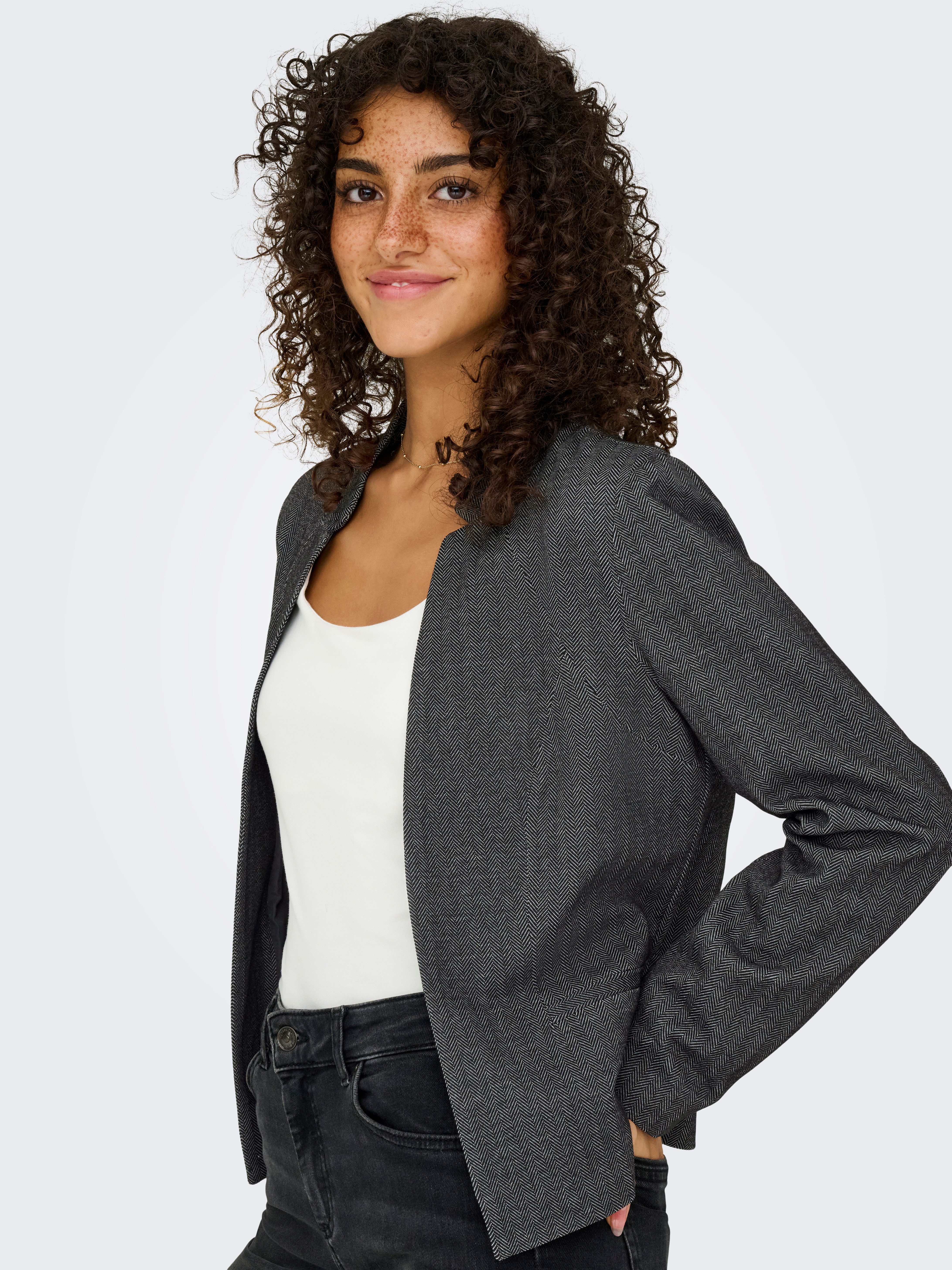 ONLY Kurzblazer ONLADDY L/S HARRINGBONE BLAZER CC TLR