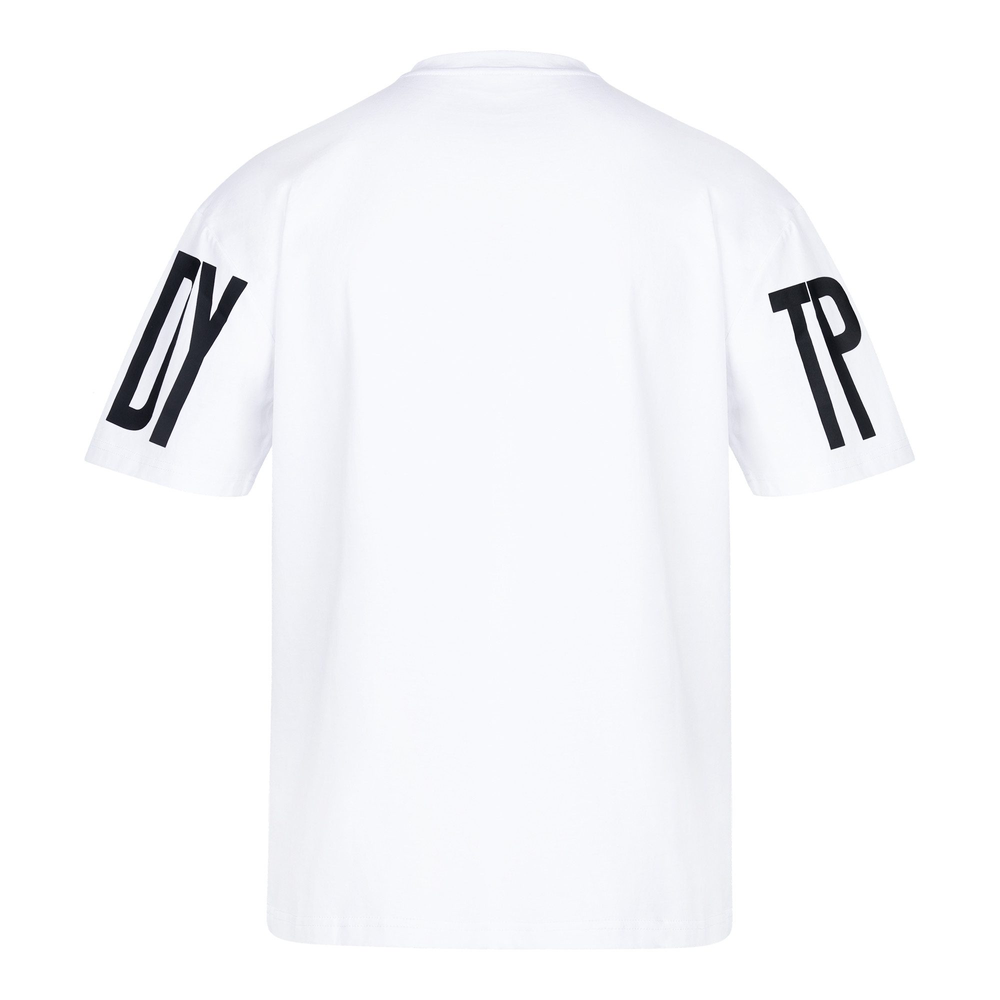 trueprodigy Oversize-Shirt Viktor F Logoprint Rundhals dicker Stoff