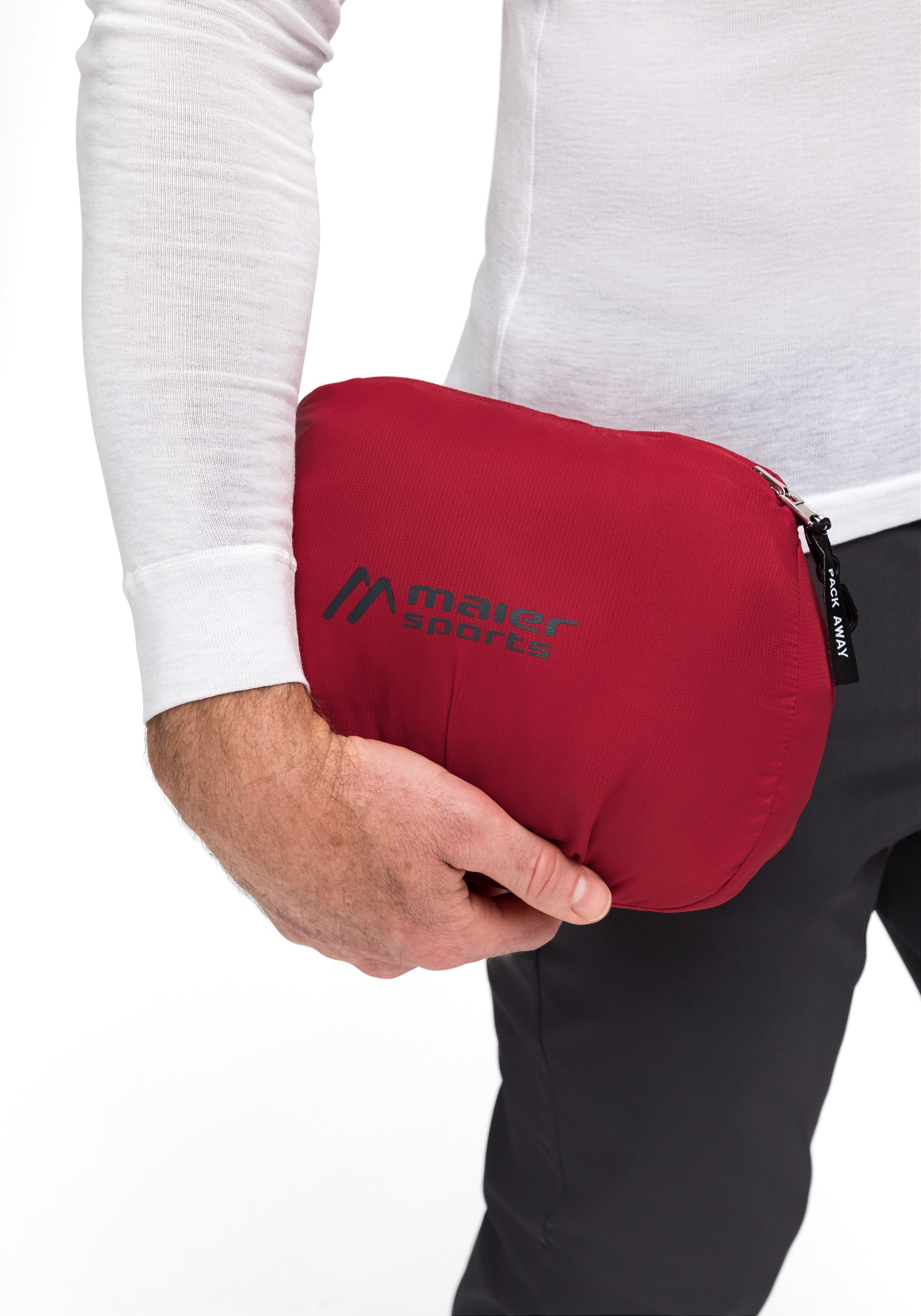 Maier Sports Funktionsjacke Metor Therm M Wattiert, wasserdicht, atmungsaktiv, mit Packaway