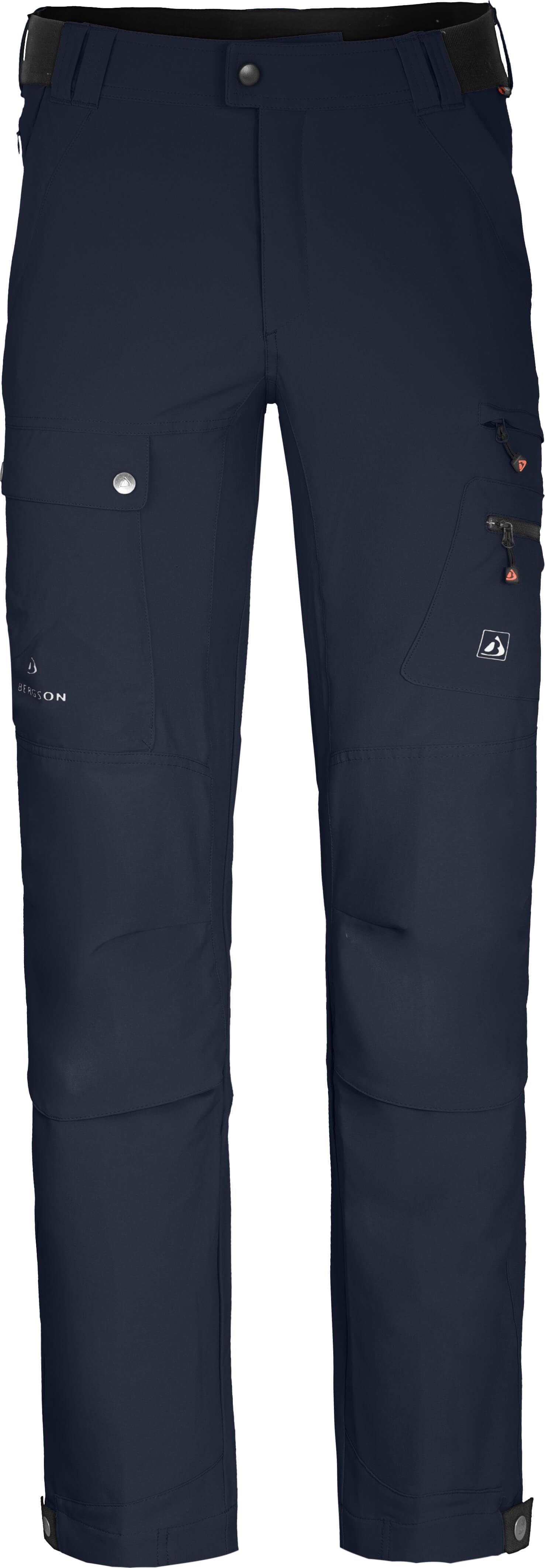 Bergson Outdoorhose FROSLEV COMFORT Herren Wanderhose, recycelt, elastisch, 8 Taschen, Normalgrößen, navy blau | Outdoorhosen