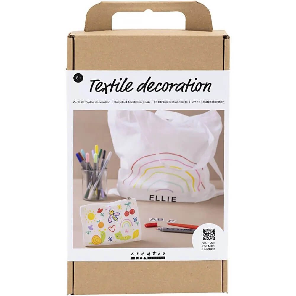 creativ company Bastelnaturmaterial Kreativ Set Textildekoration