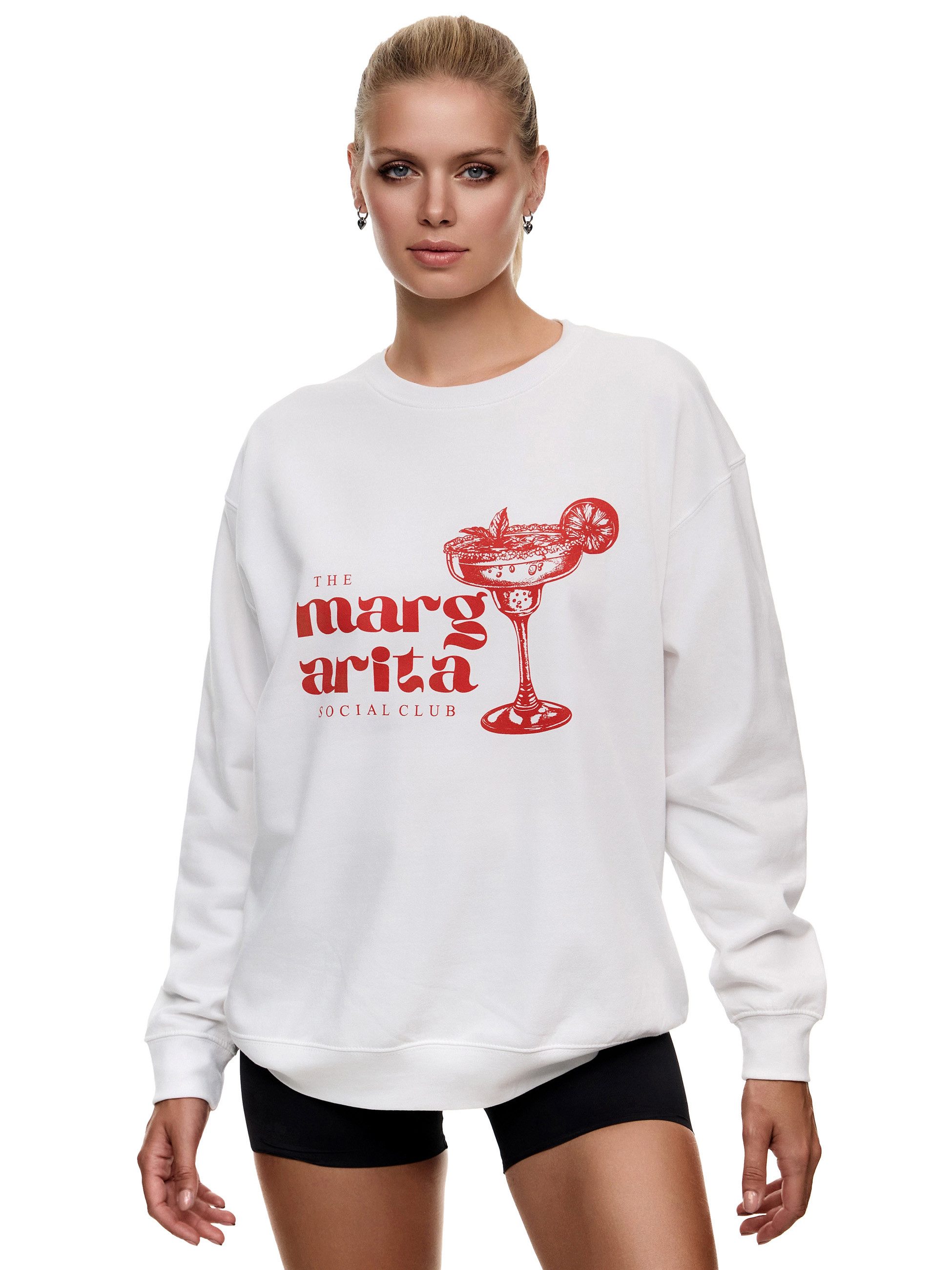 Worldclassca Sweatshirt Worldclassca Oversized Sweatshirt Print günstig online kaufen