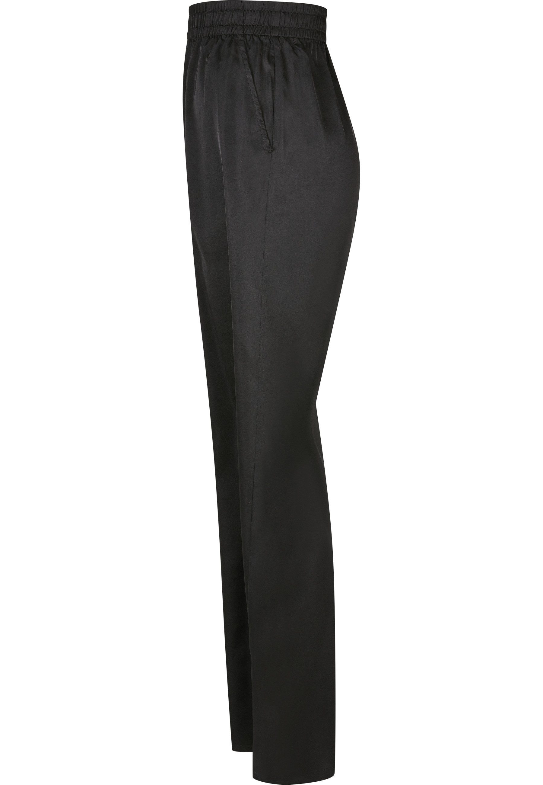 Stoffhose Urban Classics Damen Ladies Satin Wide Leg Pants