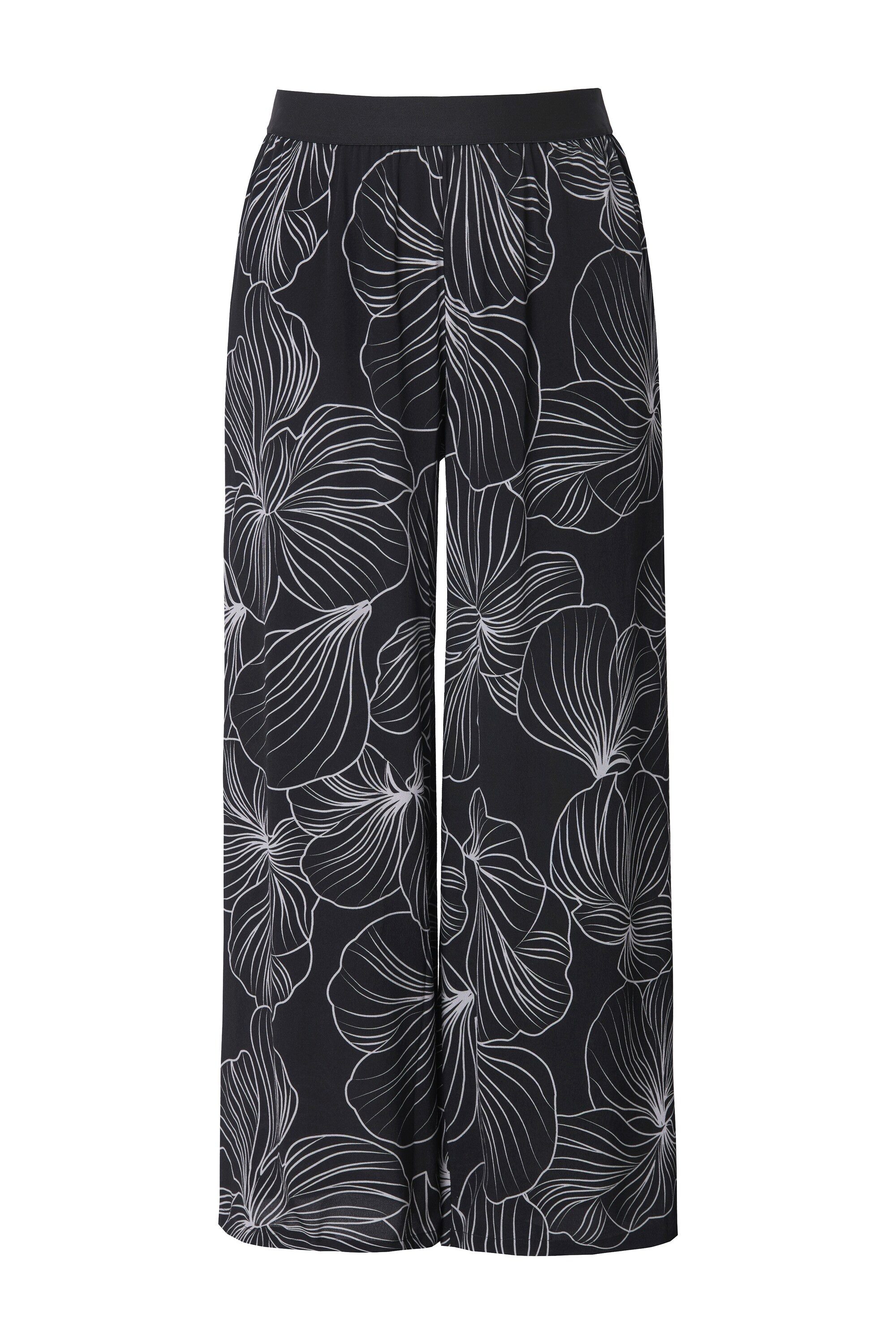 Ulla Popken Schlupfhose Hose Blüten weites günstig online kaufen