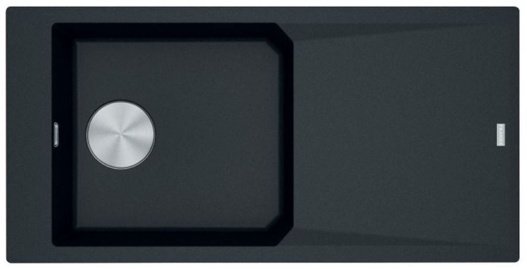 FRANKE Einbauspüle »Franke Spüle FXG 611-100 1000x500mm - Siebkorb als  Druckknopfventil, mit Abtropffläche, reversibel, Fragranit, Onyx« online  kaufen | OTTO