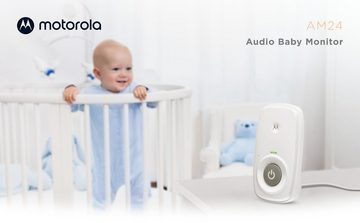 Motorola Babyphone AM24 Audio, 2-tlg., Raumtemperaturanzeige, mit DECT-Technologie zur Audio-Überwachung