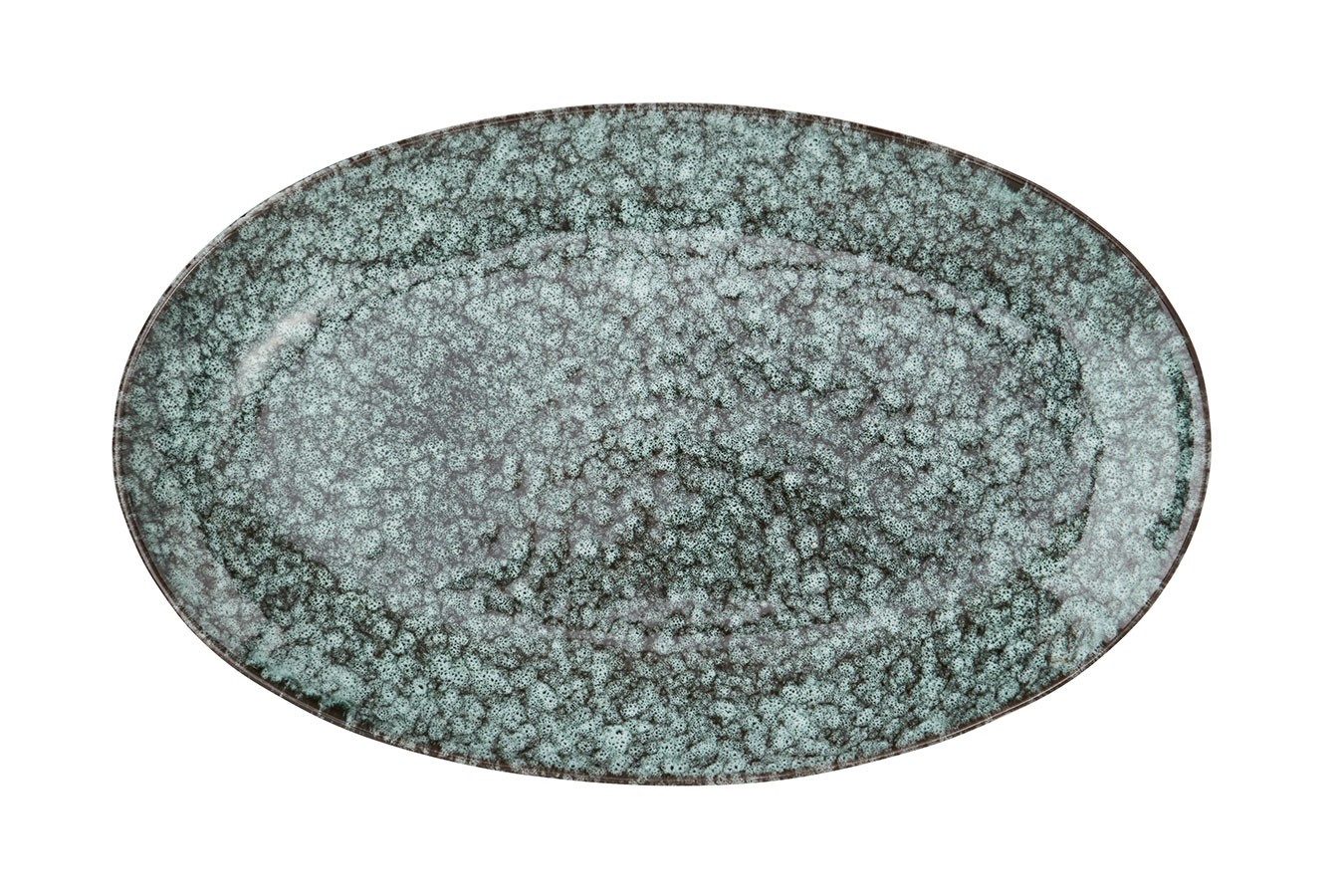 daslagerhaus living Milchkännchen Servierplatte Keramik oval B 42 cm