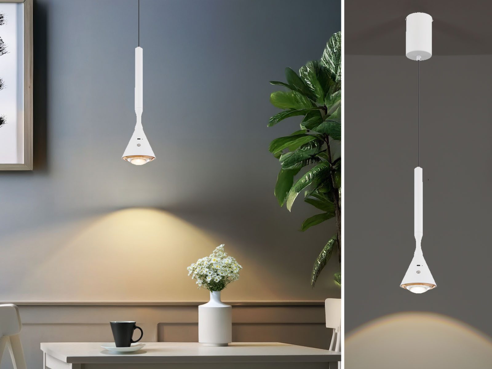 GLOBO LIGHTING LED Pendelleuchte, Dimmfunktion, LED fest integriert, Warmwe günstig online kaufen