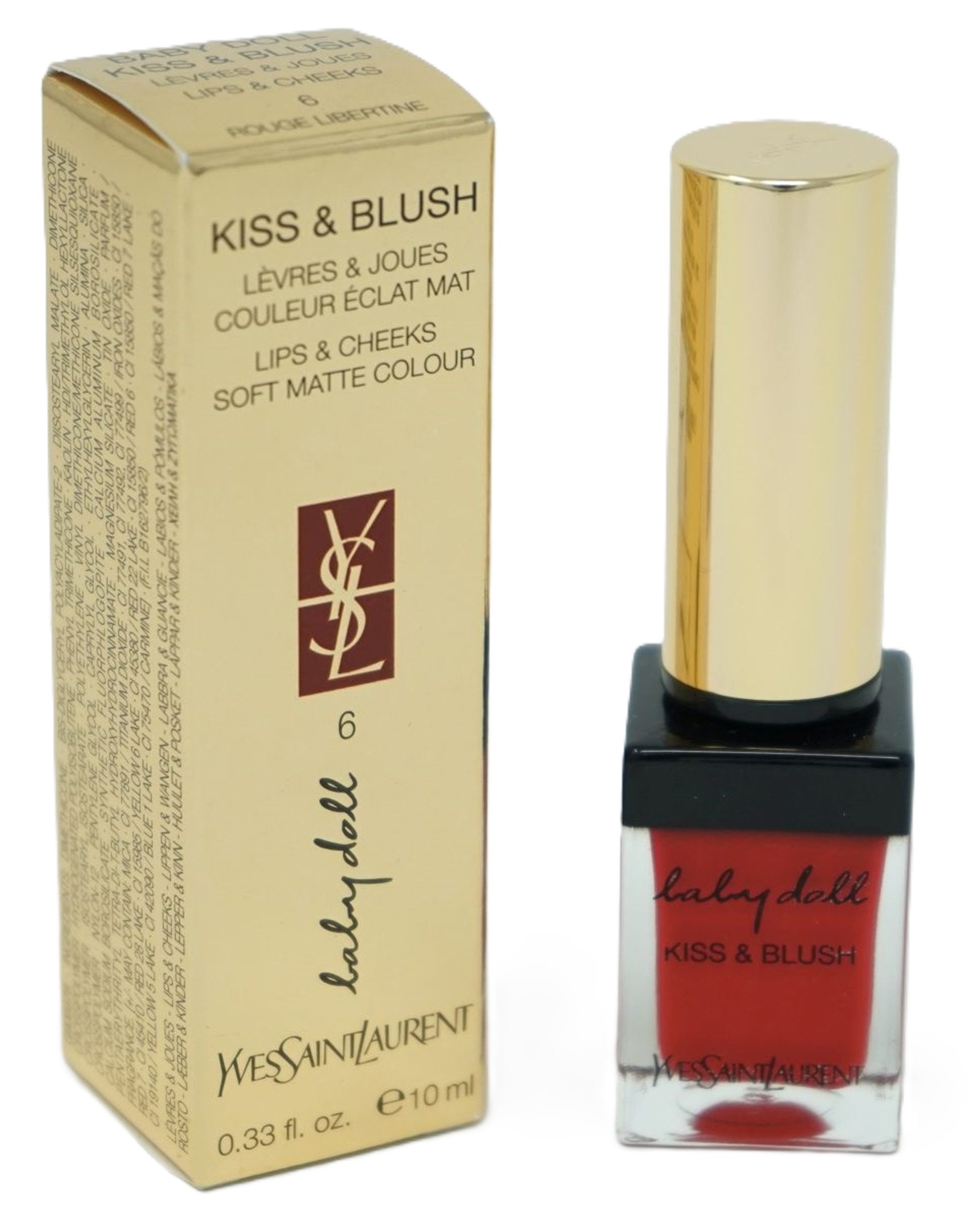 YVES SAINT LAURENT Блеск для губ Yves Saint Laurent Baby Doll Cheeks Блеск для губ