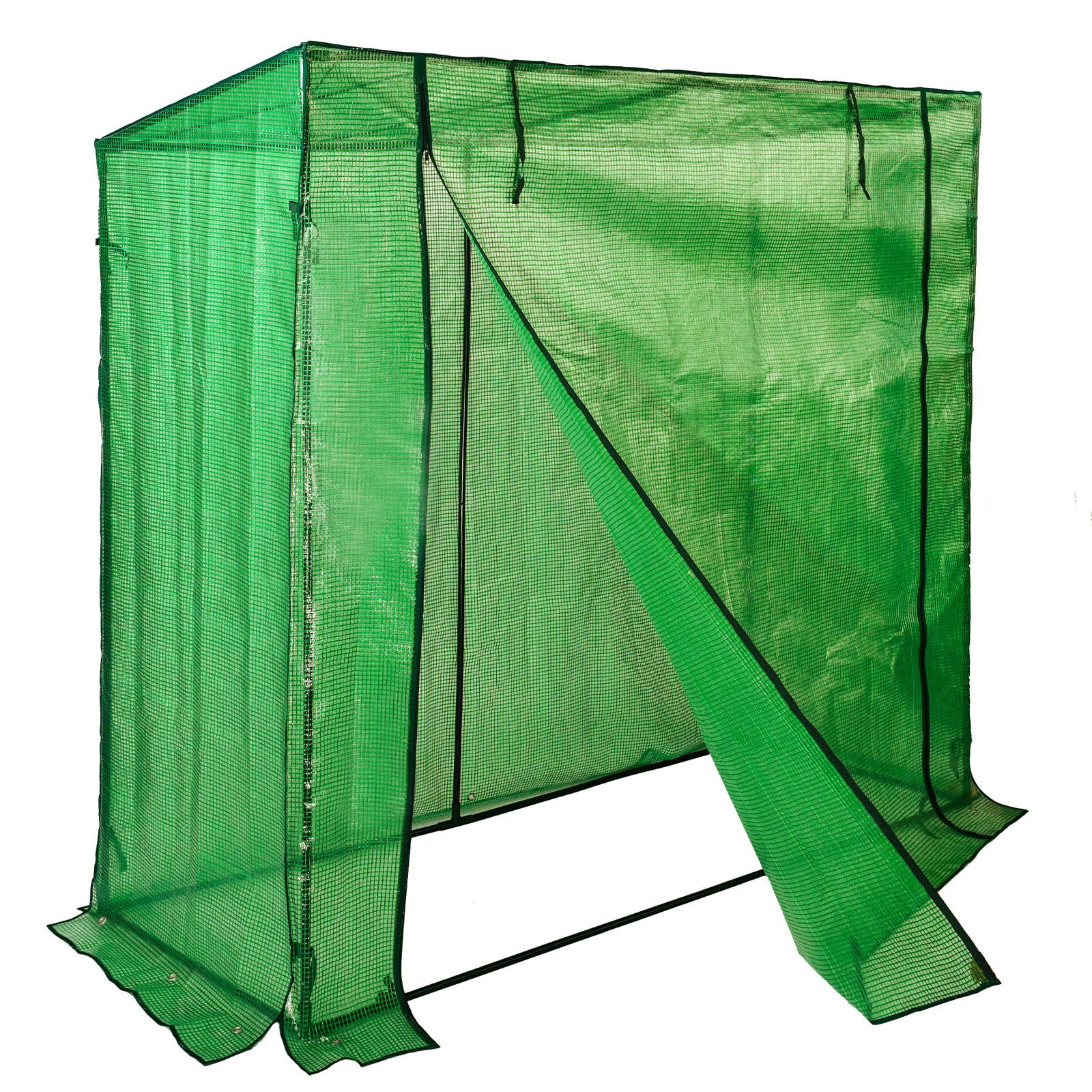 NOOR Tomatengewächshaus Premium mit Ersatzfolie, 200 x 75 x 175 cm - Ideal für Tomatenzucht, Anzucht und Aussaat