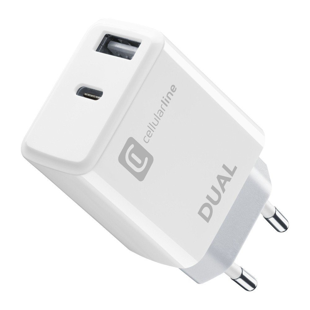 Dual Port Travel Charger 20W White (60015) USB-Ladegerät