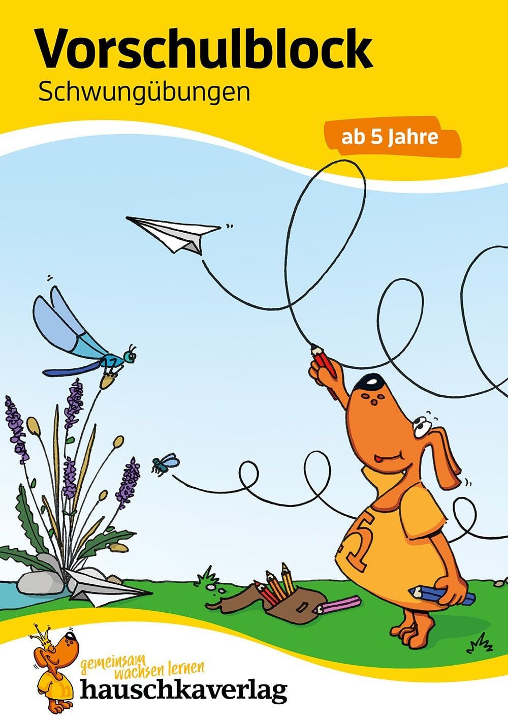 Kinderbuch Vorschulblock ab 5 Jahre für Junge und Mädchen - Schwungübungen Bunter Ulrike Maier