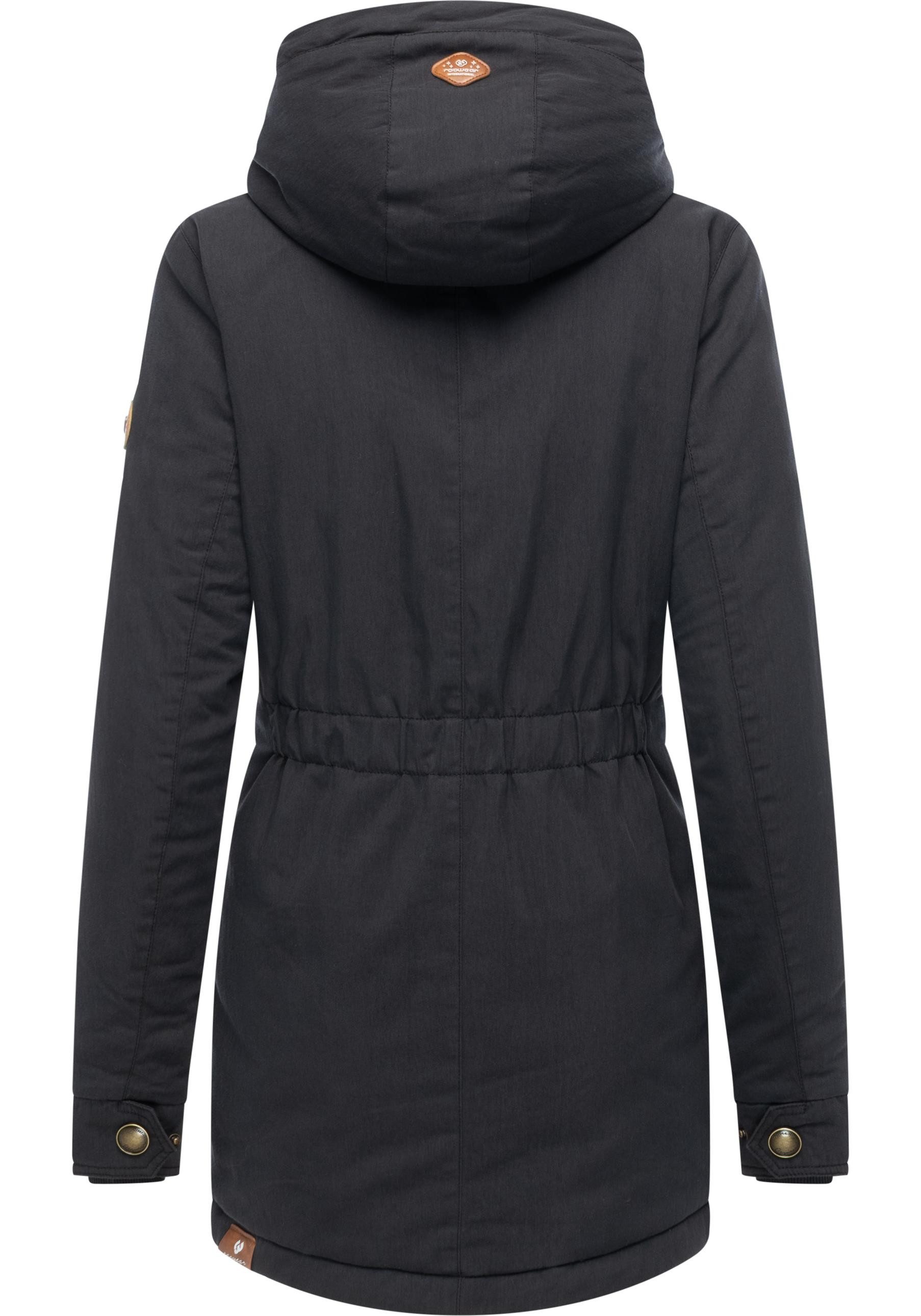 Ragwear Winterjacke Monadena Parka YOUMODO Warmer Kurzmantel mit Kapuze