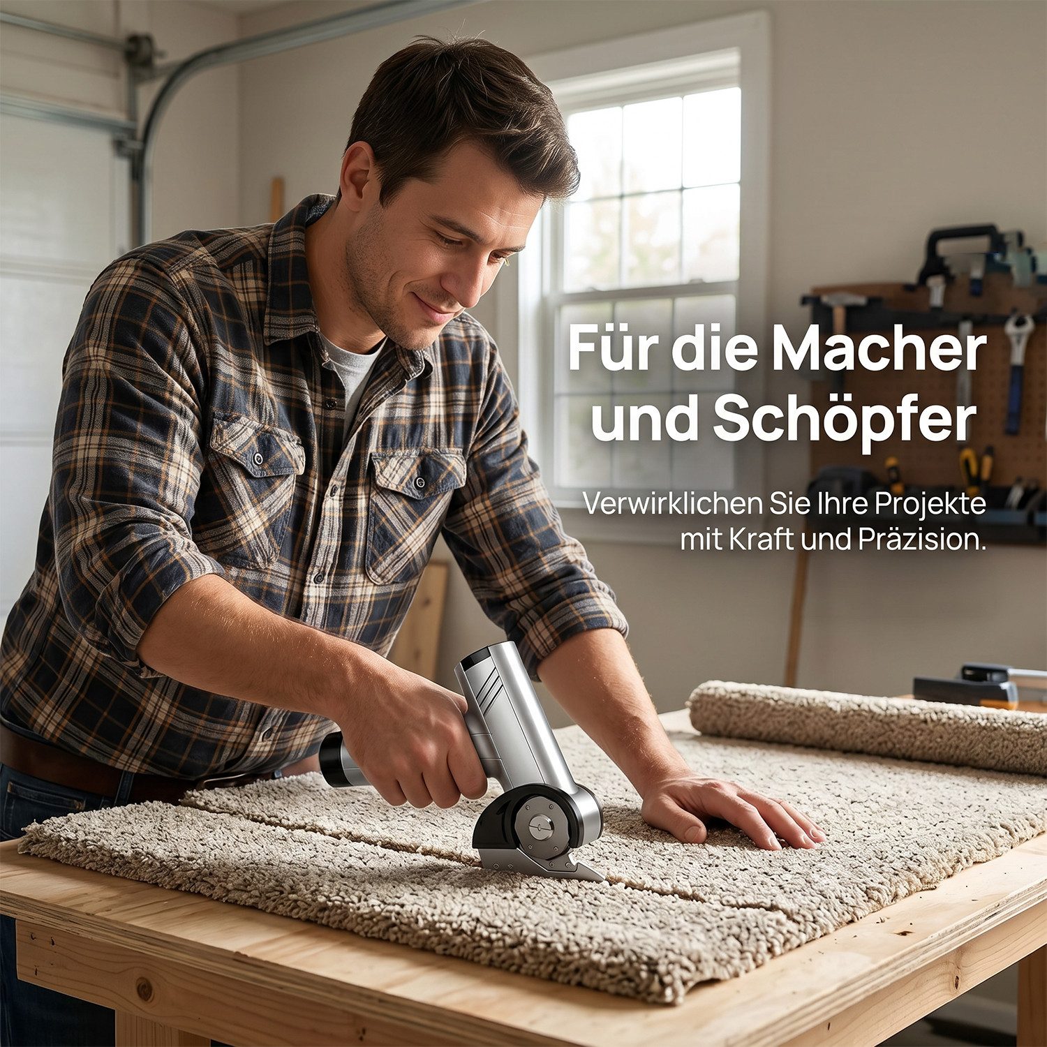 AKKEE Allesschneider Elektromesser Wiederaufladbare Schere Multi-Cutter, mit LED-Beleuchtung – Bild 3 von 5