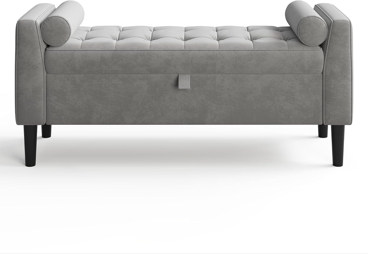 GarveeMore Polsterbank Polsterbank mit Stauraum Flurbank Sitzbank,Samt 118x43x64cm
