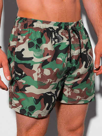 OMBRE Shorts Ombre Badeshorts für Männer - camo W318 S