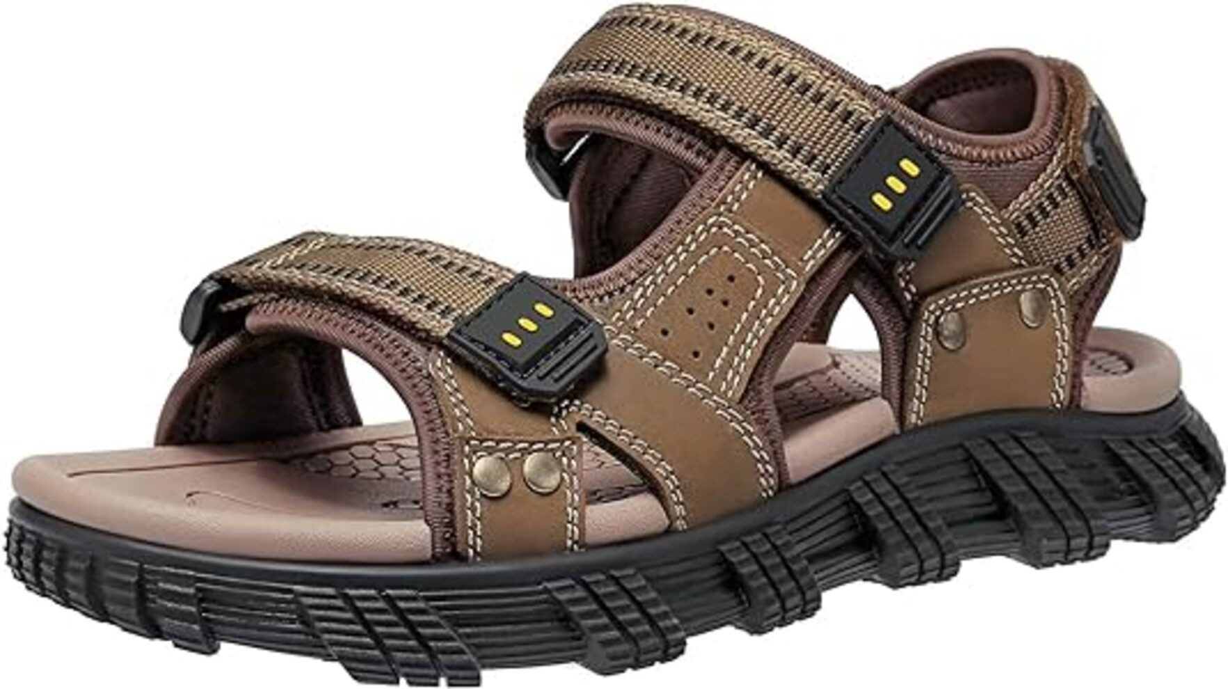 Sandalen Sport Треккинговые сандалии Klettverschluss Atmungsaktiv Khaki-41 Trekkingsandale