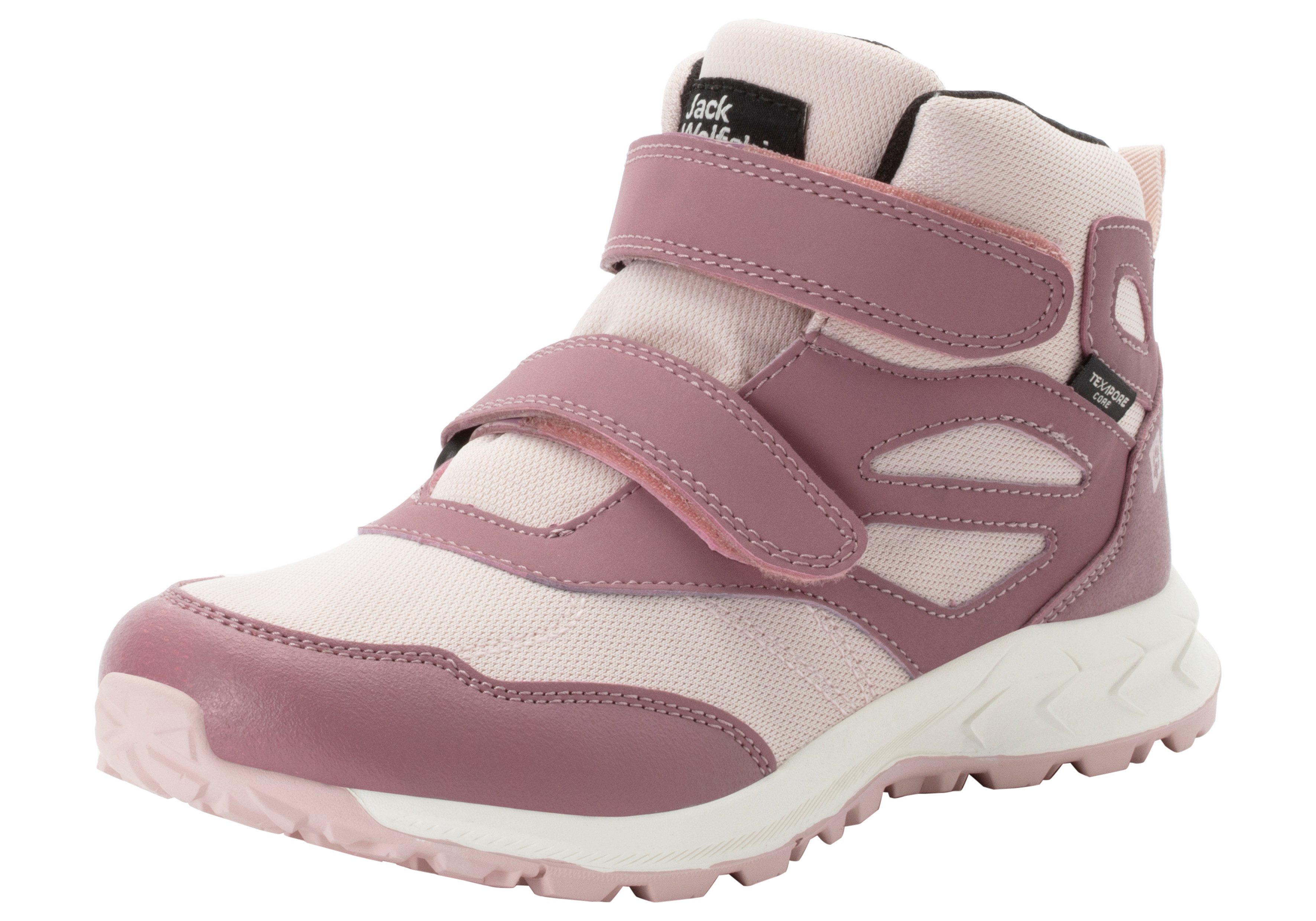 Jack Wolfskin WOODLAND TEXAPORE MID VC K Wanderschuh wasserdicht mit Klettverschluss