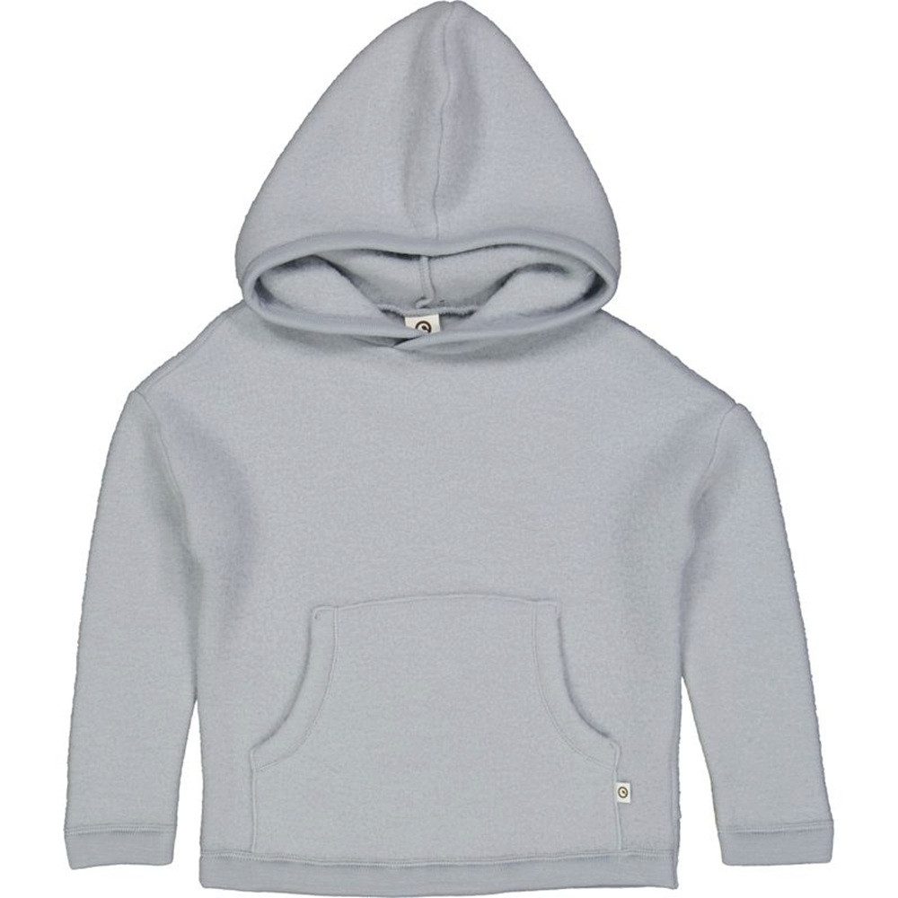 Kapuzensweatshirt Woll-Hoodie hellblau
