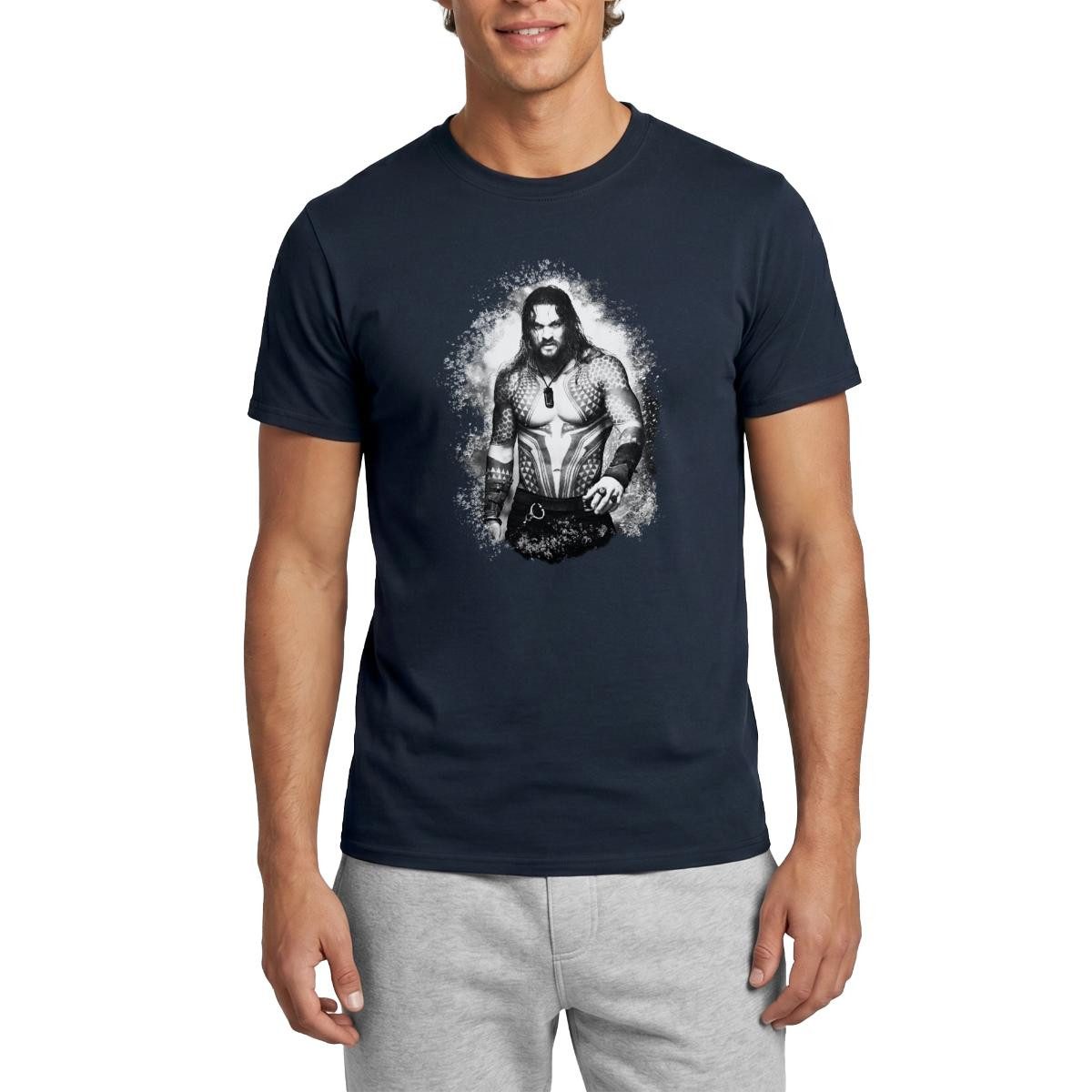 Spreadshirt T-Shirt Aquaman Film Aquaman Kampfbereit Männer T-Shirt (1-tlg)