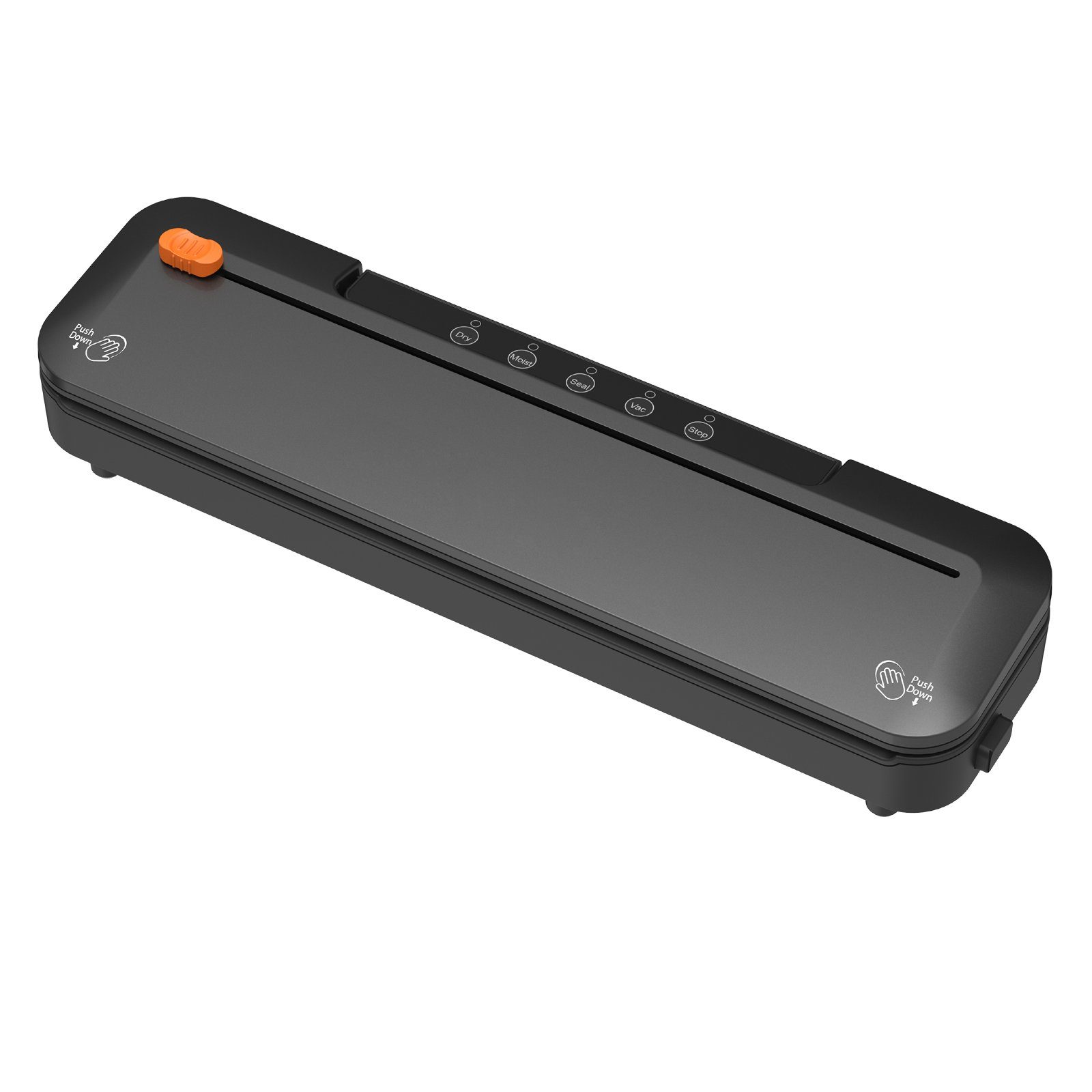 Bolwins Vakuumierer A30D Vakuumiergerät Vakuumierer Folienschweißgerät + Schlauch + Beutel, Rollenbreite 31 cm, 100W, Einfache Bedienung: Ein-Knopf-Steuerung, leicht zu reinigen, startklar