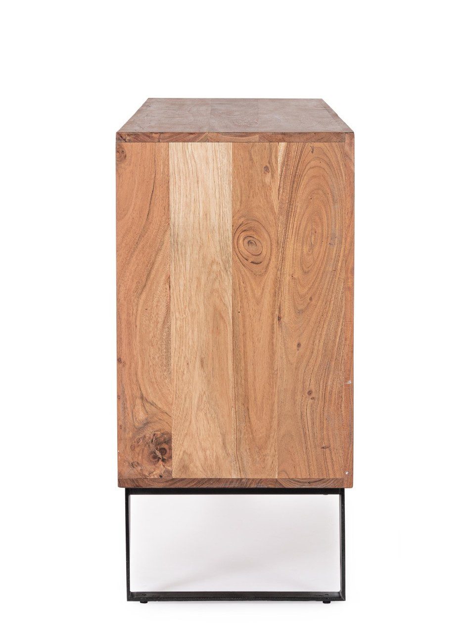 Bizzotto Sideboard Isar aus Akazienholz, 130 cm