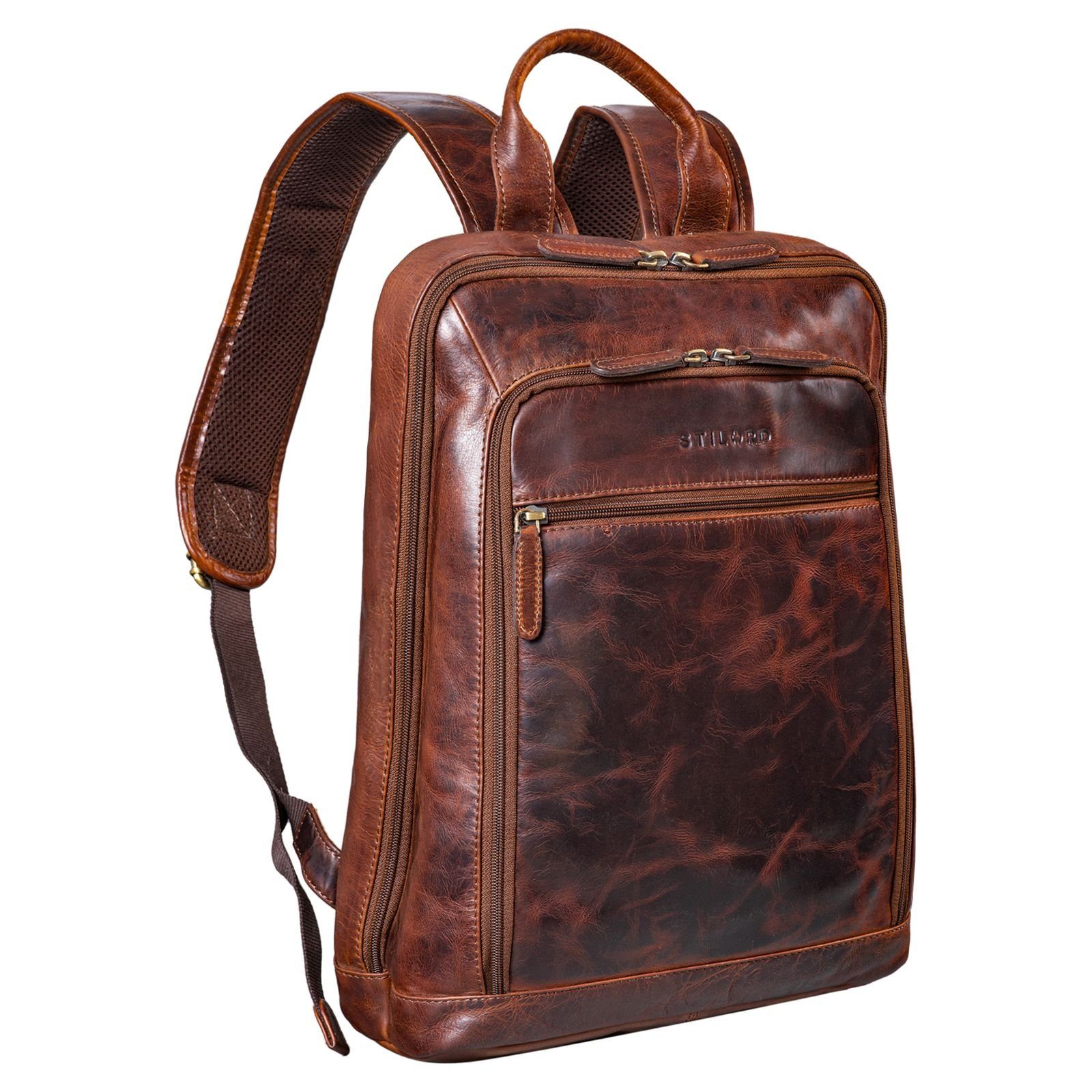 Notebook-Rucksack "Watson" Laptop Rucksack 15.6 Zoll Leder
