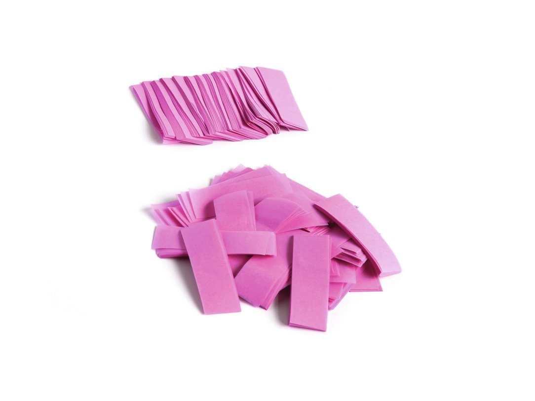 Farben pink Konfetti Konfetti rechteckig verschiedene Slowfall TCM erhältlich Fx 1kg, 55x18mm,