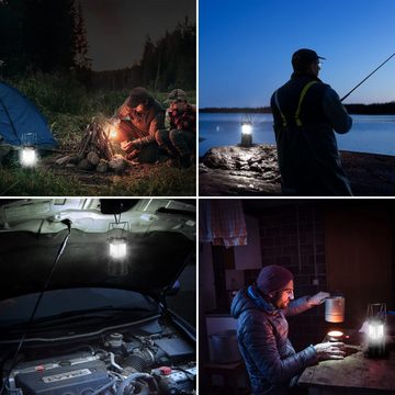 Bedee LED Laterne Camping Laterne, 2er Set 30 LEDs Batteriebetrieben Campinglampe, Tragbare Laterne für draußen, LED fest integriert, Faltbare Camping Hängelampe, geeignet für Angeln, Abenteuer, Wandern
