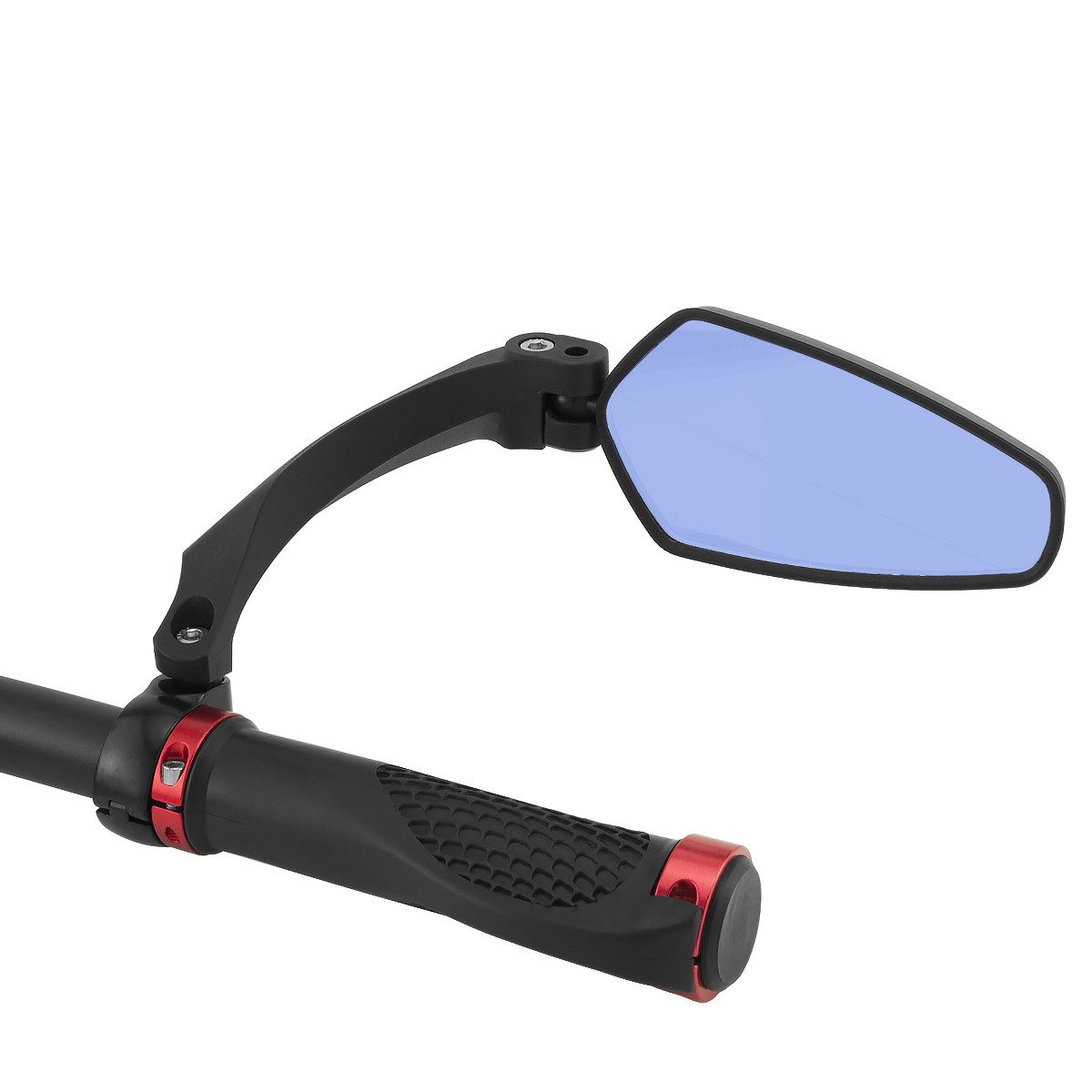 Fahrradspiegel E-Bike Rückspiegel mit Alu-Klemme, Spiegel blendfrei f. Fahrrad-Lenker