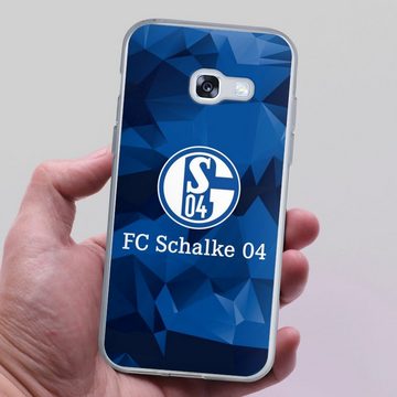 DeinDesign Handyhülle Schalke 04 Camo, Silikon Hülle, Bumper Case, Handy Schutzhülle, Smartphone Cover FC Schalke 04 Muster Offizielles Lizenzprodukt
