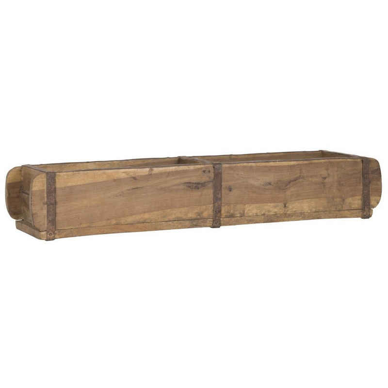 Ib Laursen Holzkiste Aufbewahrungskiste Unika mit 2 Fächern, 15 x 57 cm