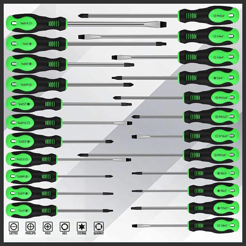 BlingBin Schraubendreher 118-teiliges Magnetisches Schraubendreher-Set mit Kunststoff-Ranking, (Spar-Set, 118 St., 118tlg), Präzisionsschraubendreher-Set, Kreuzschlitz & Flachkopfschraubendreher