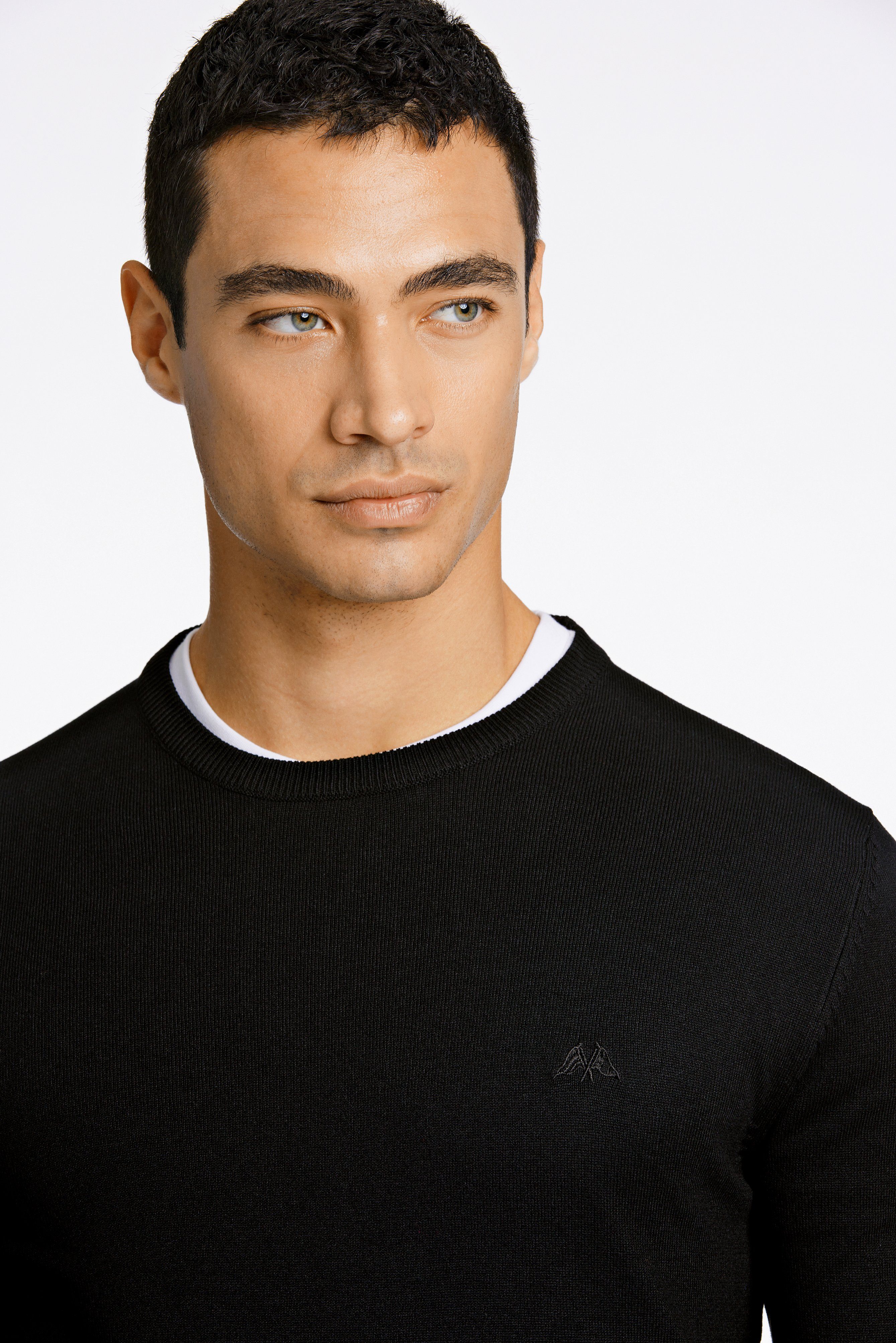 LINDBERGH Strickpullover mit Logo-Stickerei