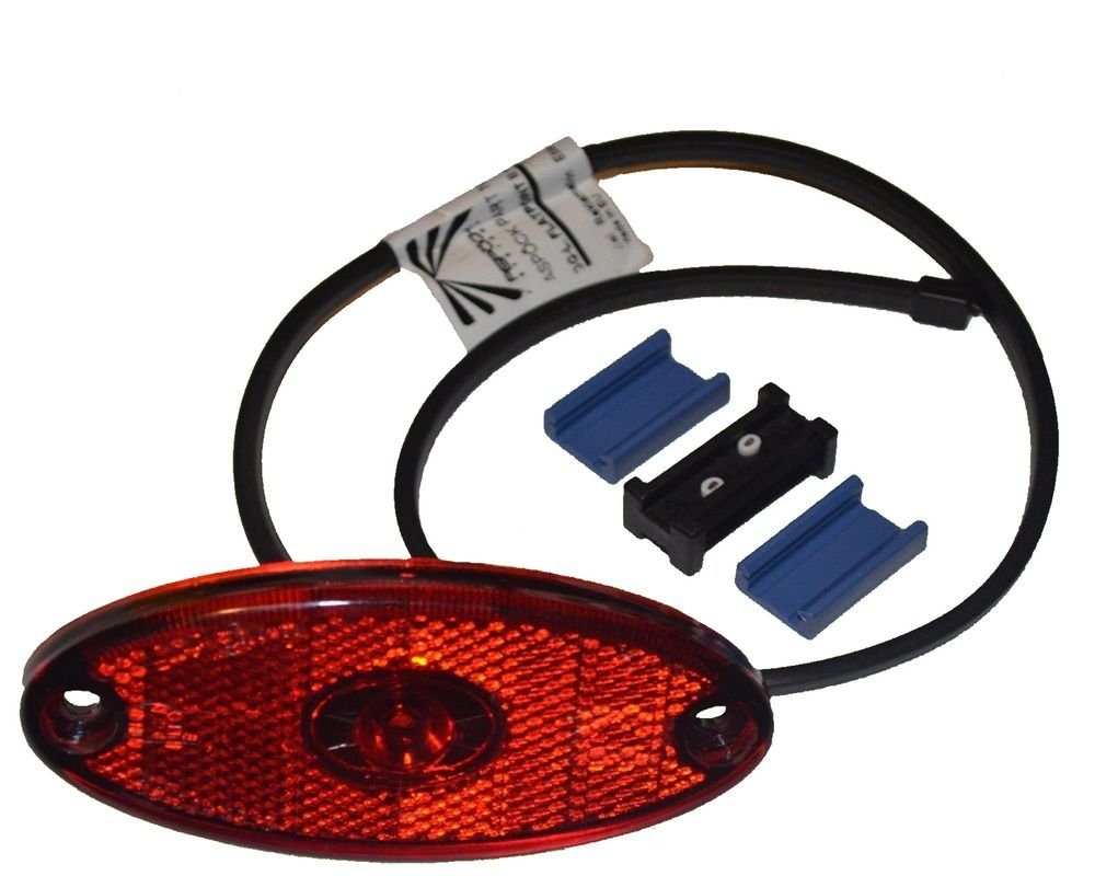 Anhänger Aspöck Positionsleuchte Flatpoint 2 LED Rot 0,5m Kabel - 31-6409-007