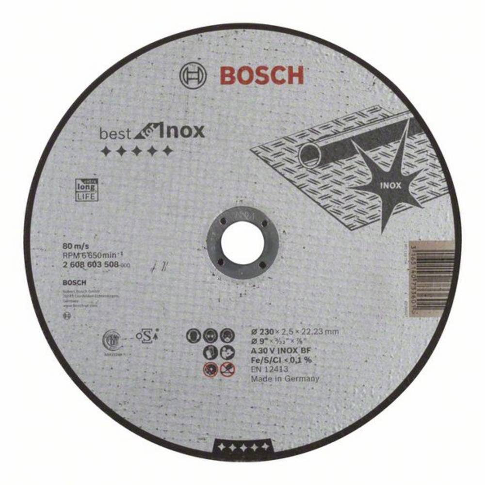 BOSCH Professional Best INOX Bosch Trennscheibe A Trennscheibe gerade Inox BF 30 V for