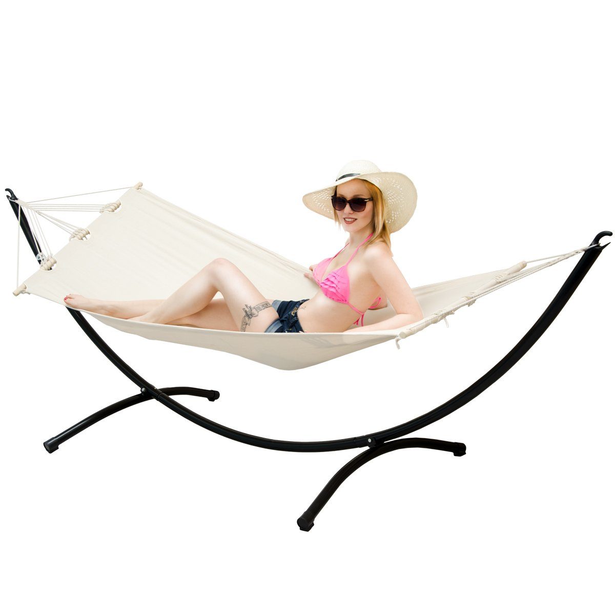 Amanka Hangemattengestell Hangematte Mit Gestell Garten Liege Outdoor Indoor 300x100 Hangemattengestell Online Kaufen Otto