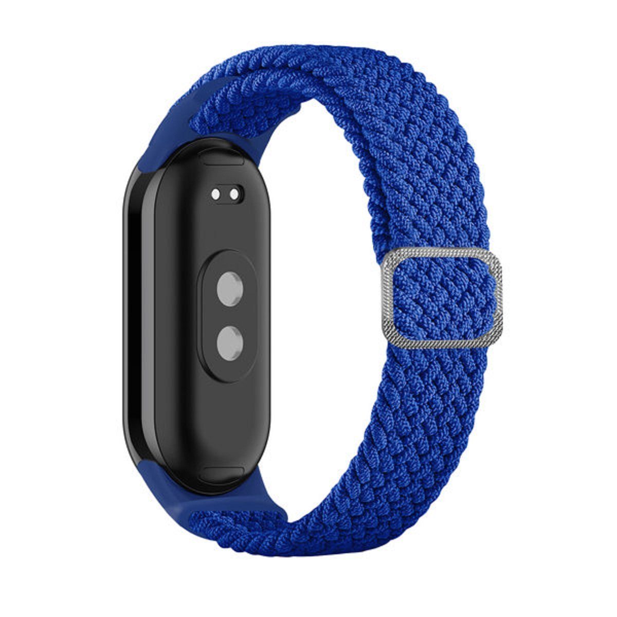 COFI 1453 Xiaomi Mi Blau Band kompatibel 8 mit Smartwatch-Armband Armband Stoffarmband Geflochtenes