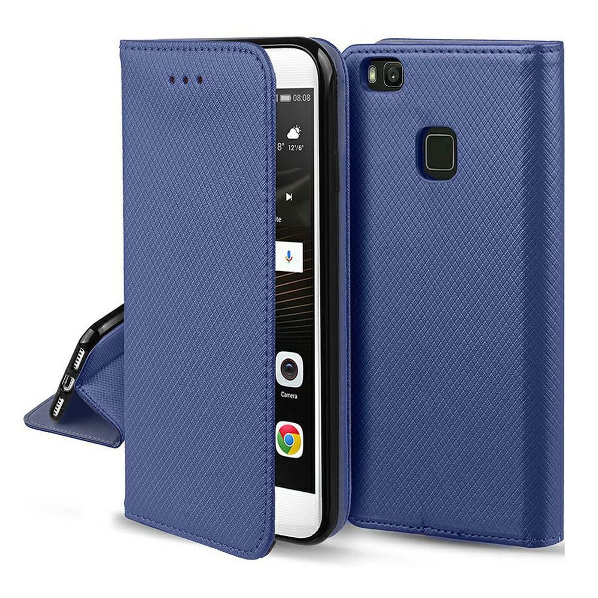 König Design Handyhülle LG K61, LG K61 Handyhülle Bookcover Blau