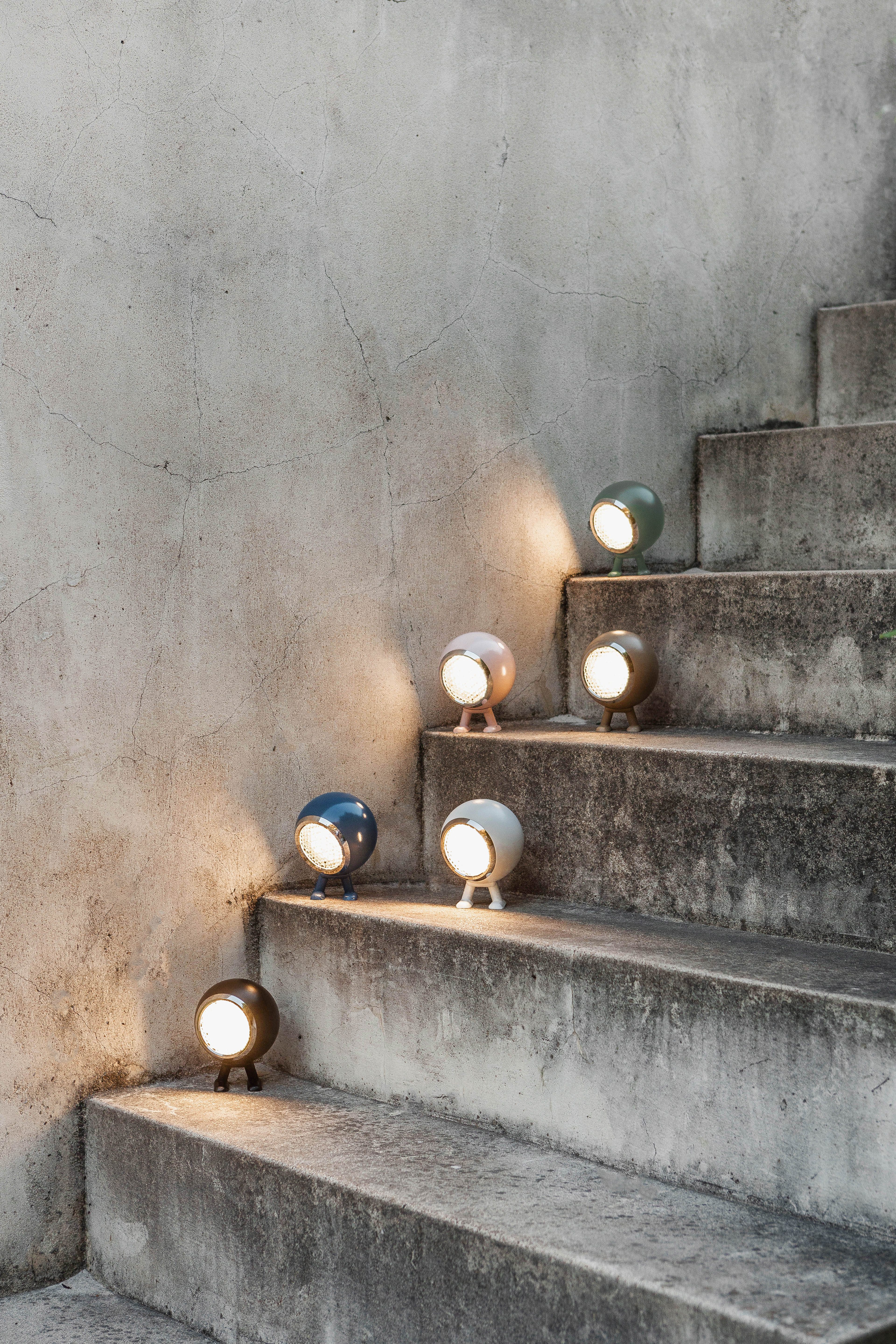 Mr. Wattson LED Tischleuchte AKKU NORBITT 3.0 in/outdoor mushroom brown braun