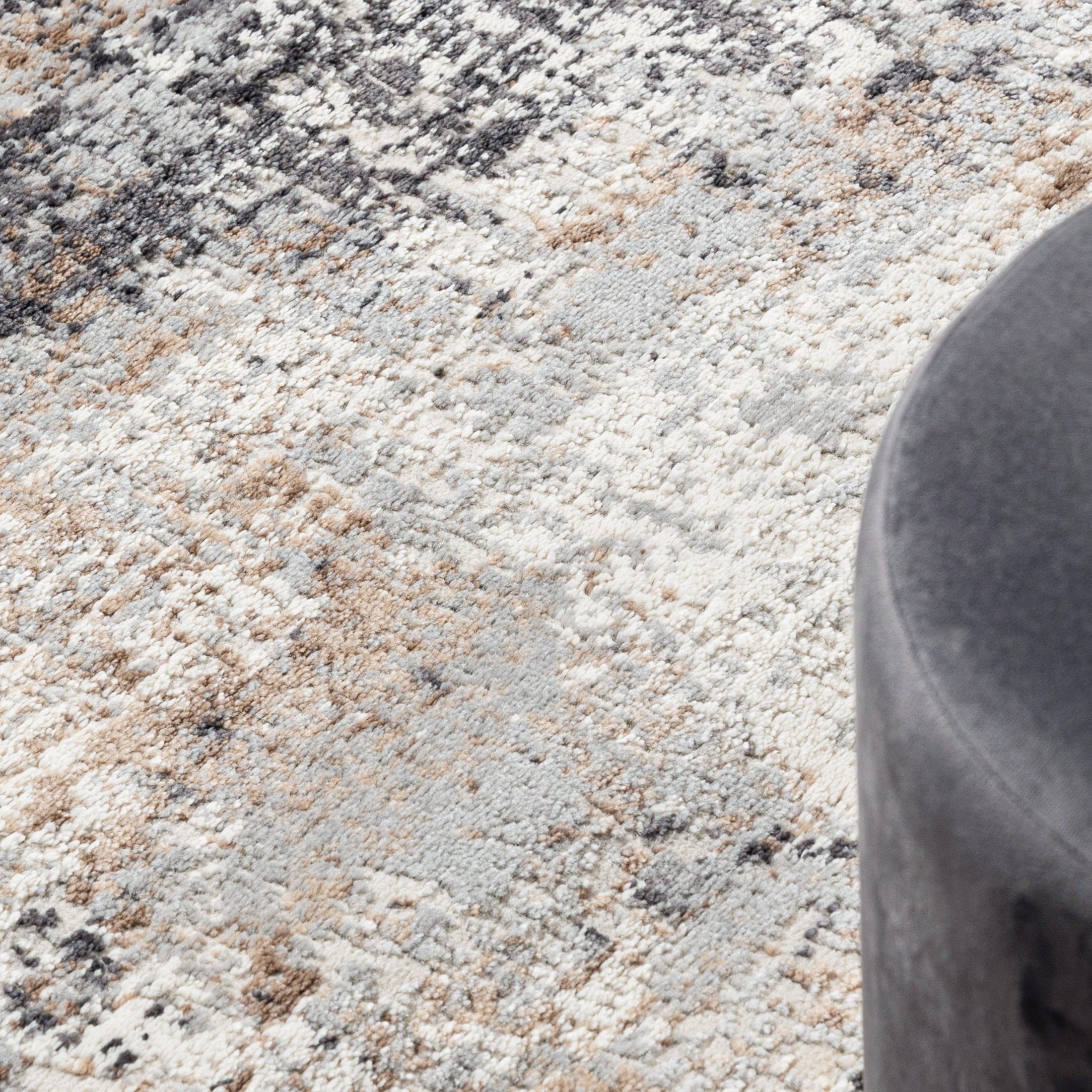 Mazovia Läufer Läufer FlurLäufer Modern für Vorzimmer Schlafzimmer - Abstrakt Muster, 60 x 100 cm, Kurzflor, Meterware