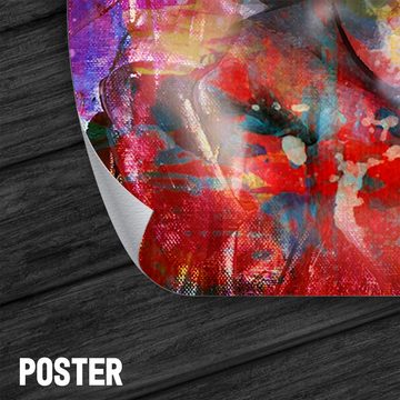 ArtMind XXL-Wandbild MARILYN MONROE - PAINT, Premium Wandbilder als Poster & gerahmte Leinwand in verschiedenen Größen, Wall Art, Bild, Canva