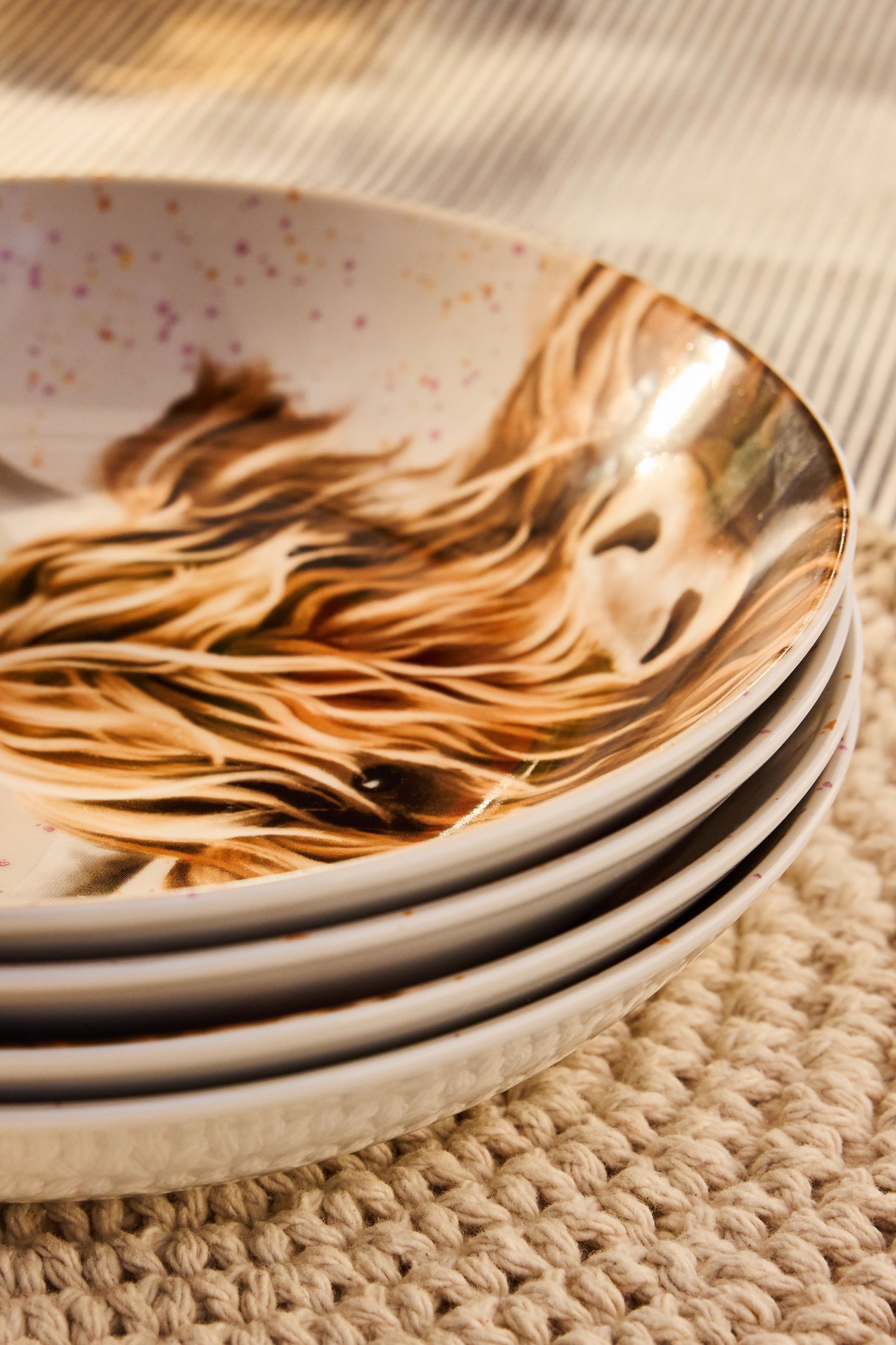 Next Pastateller Hochlandrind Hamish Pastaschüsseln, 4er-Set, (4 St)